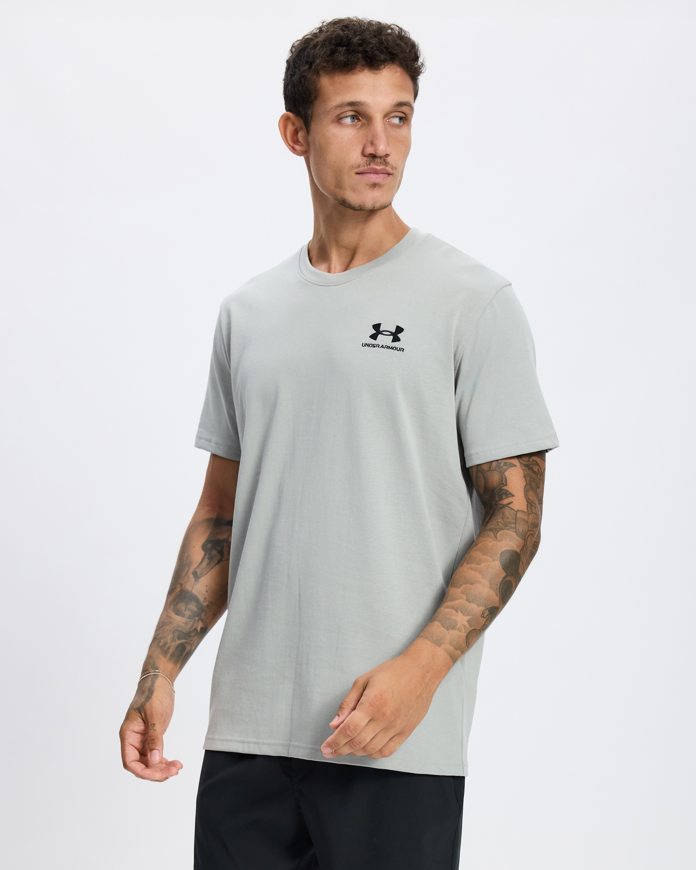UA Logo Emb Heavyweight SS T-Shirt