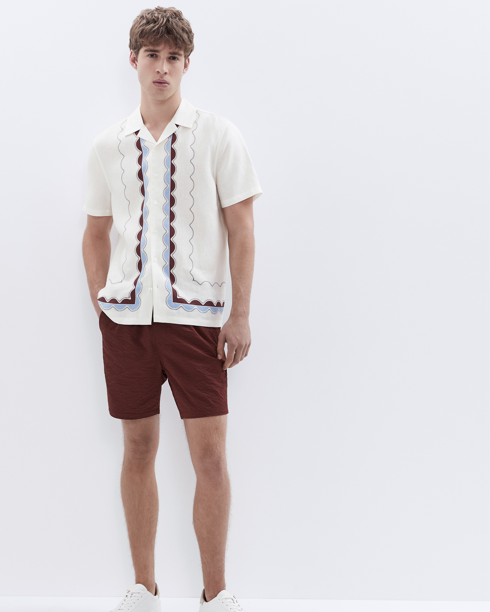 Seersucker Swim Short