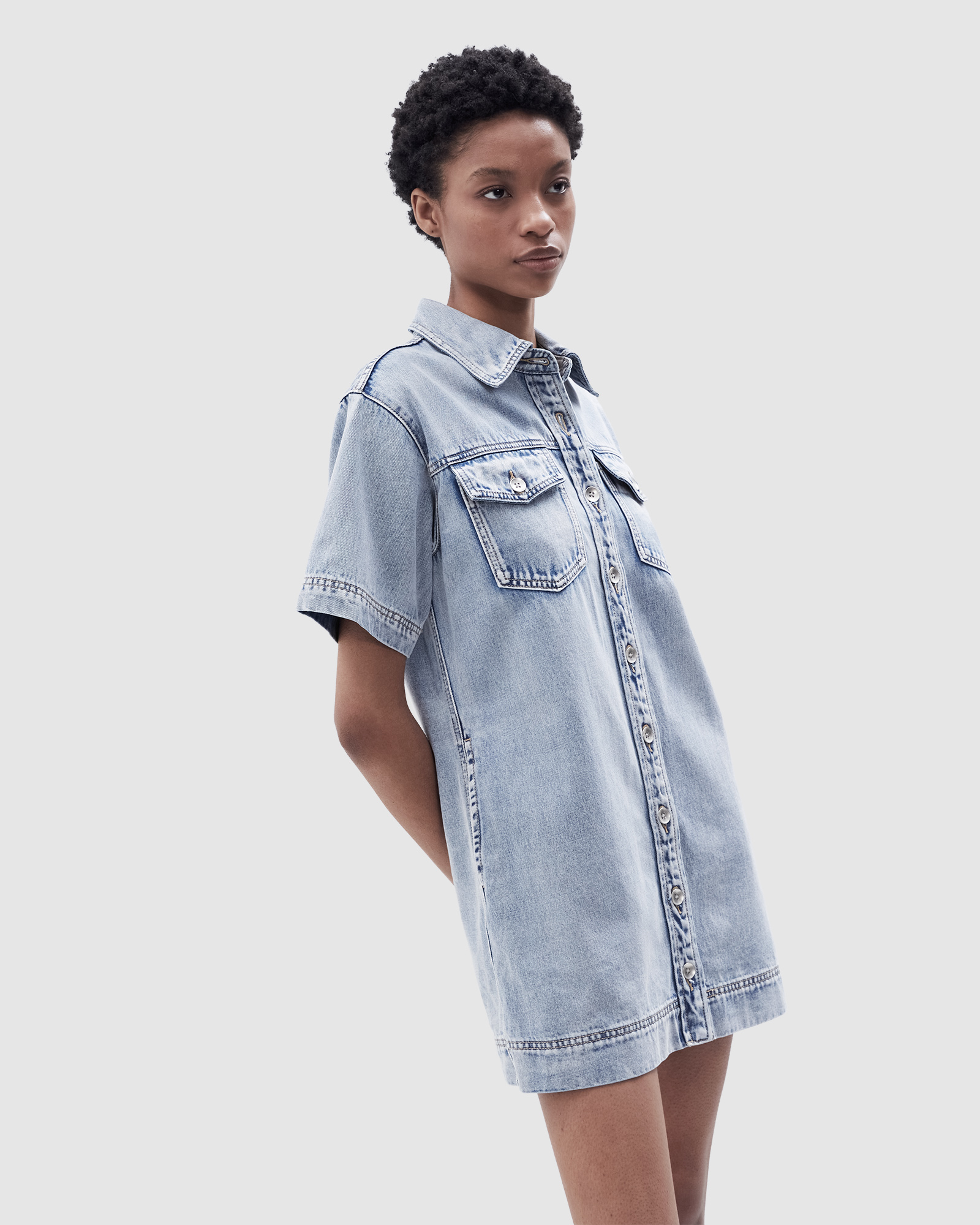 Denim Utility Dress