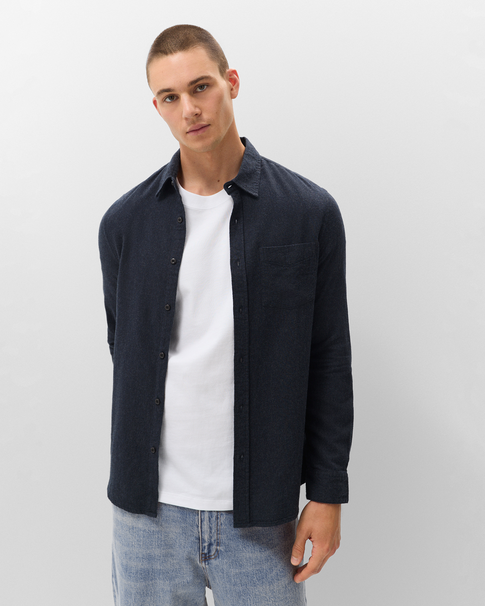 Brushed Cotton Regular Fit Shirt