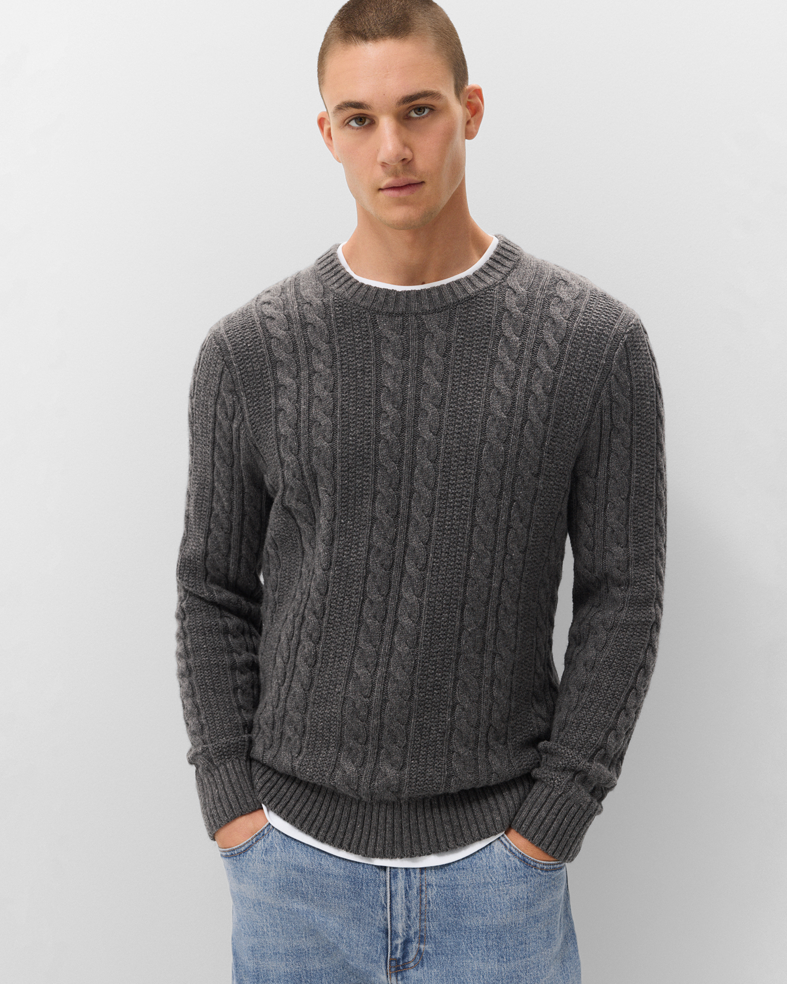 Cable Crew Knit