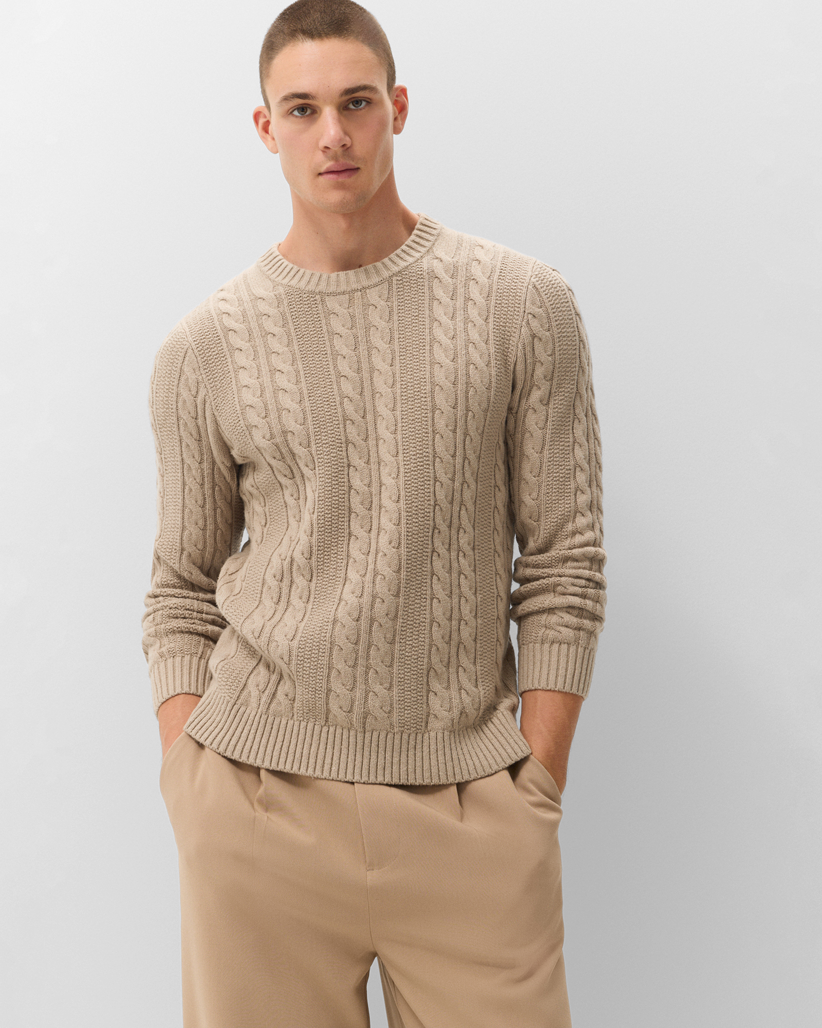 Cable Crew Knit