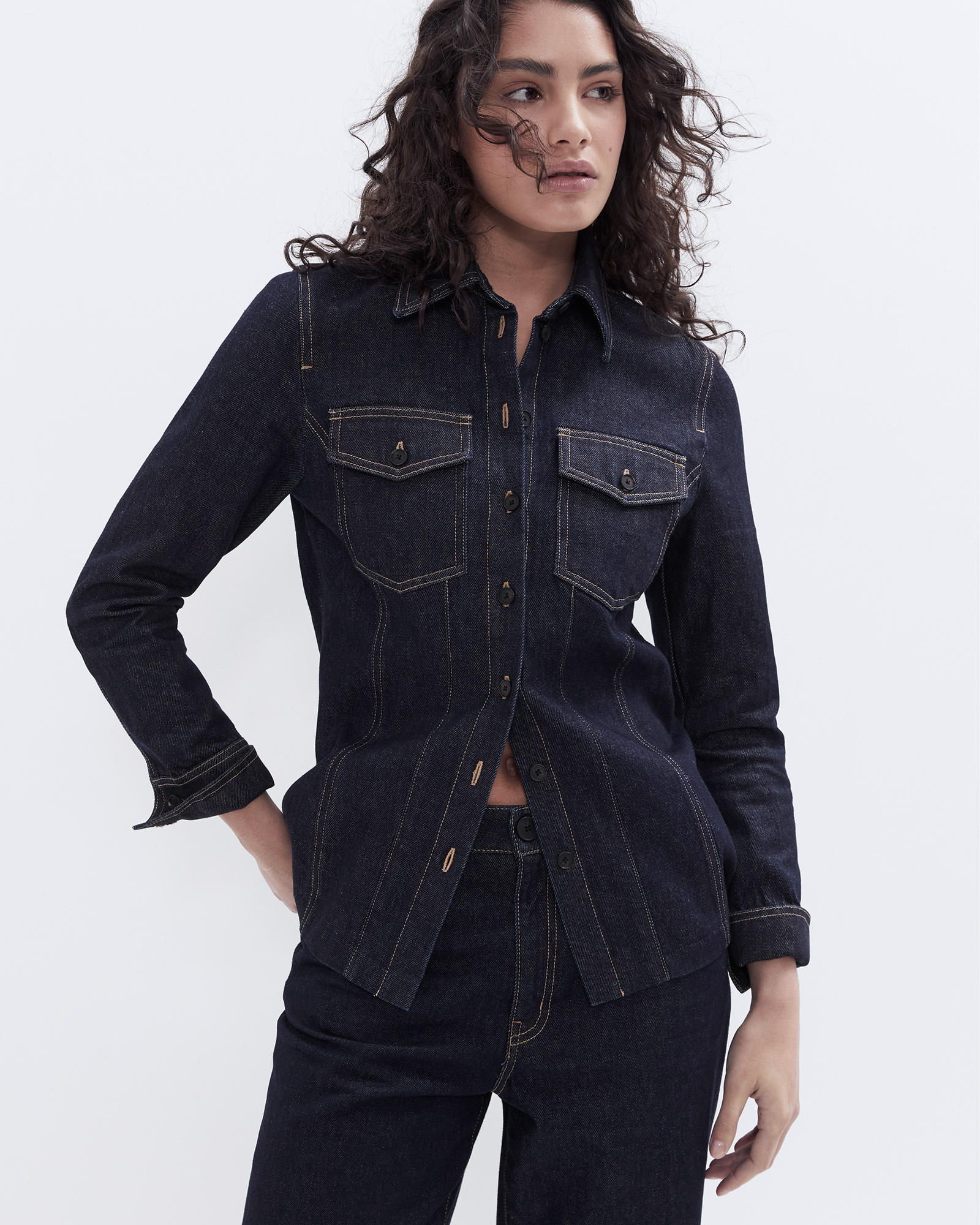 Denim Utility Shirt