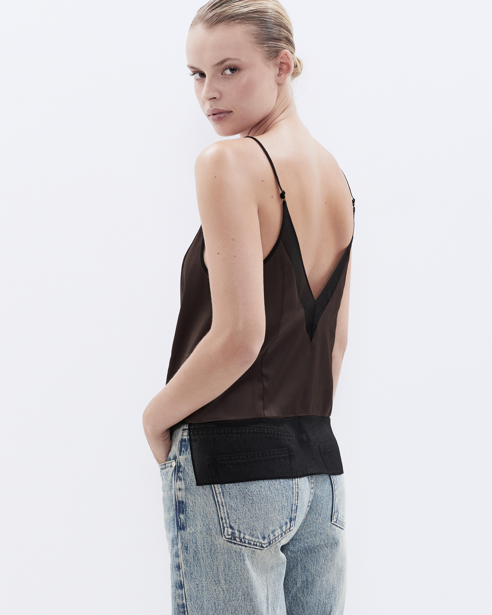 Organza Trim Cami