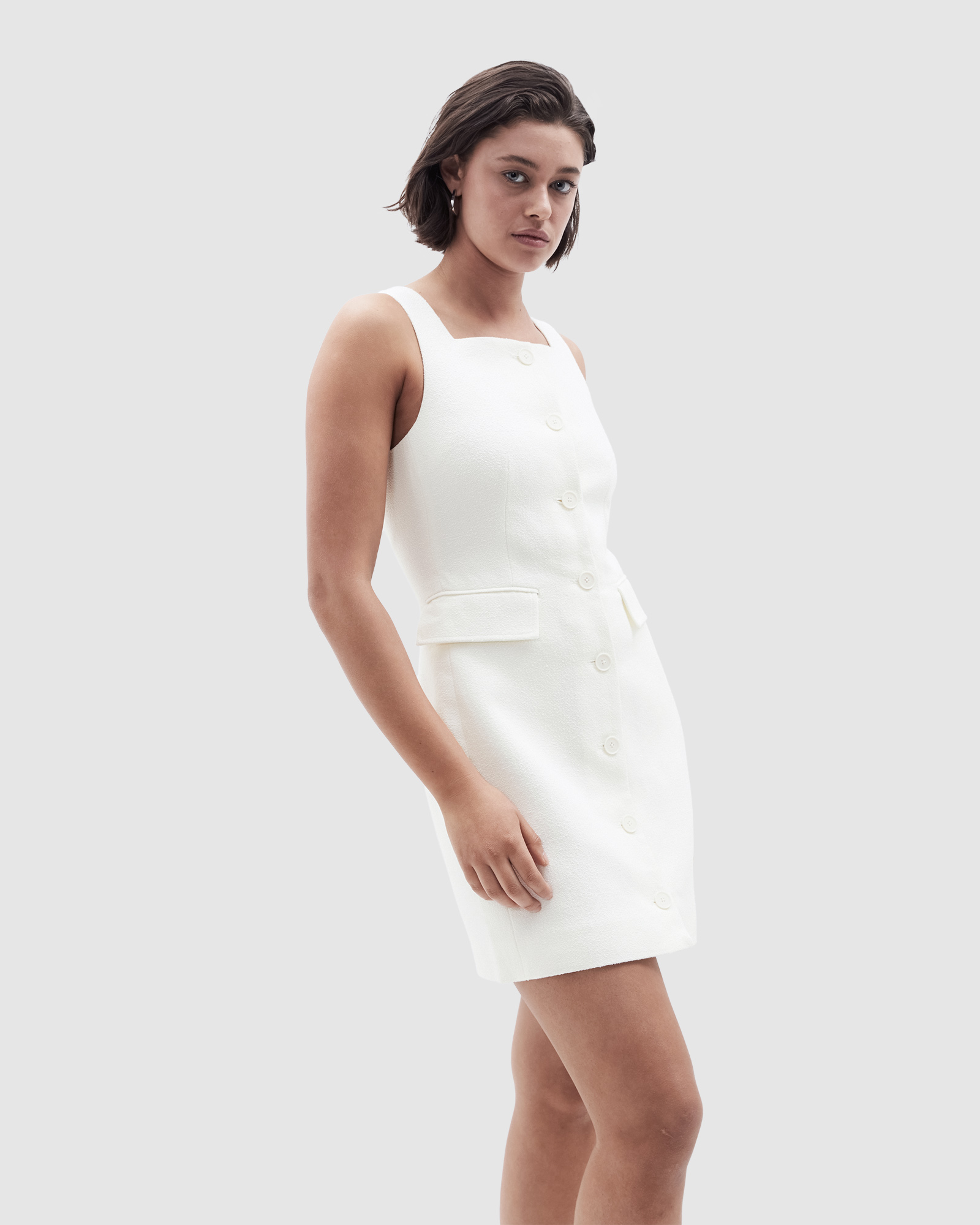 Boucle Shift Dress