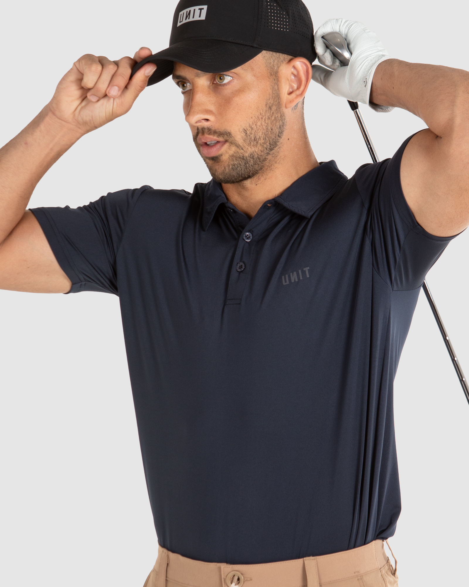 UNIT Mens Pro Flex Polo