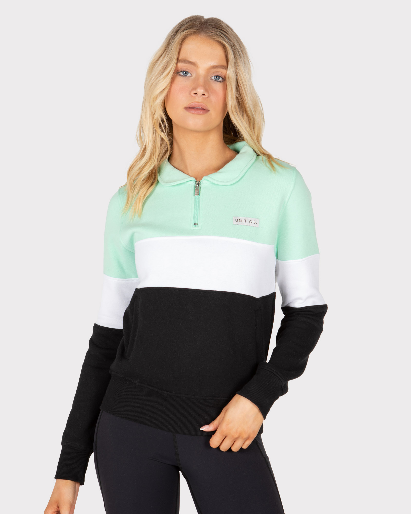 UNIT Coco Ladies Pullover Half Zip Sweater