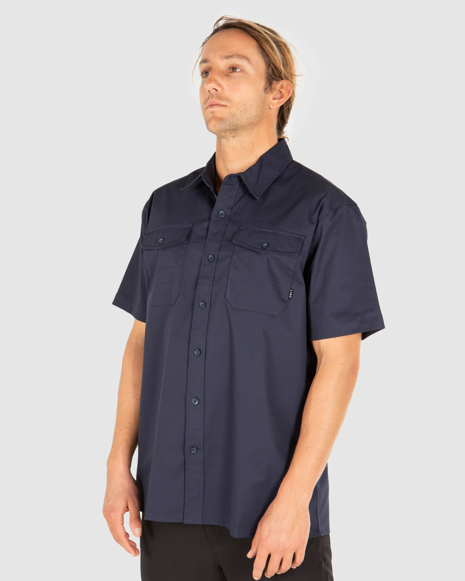 UNIT Mens Short Sleeve Task Work Drill Shirt