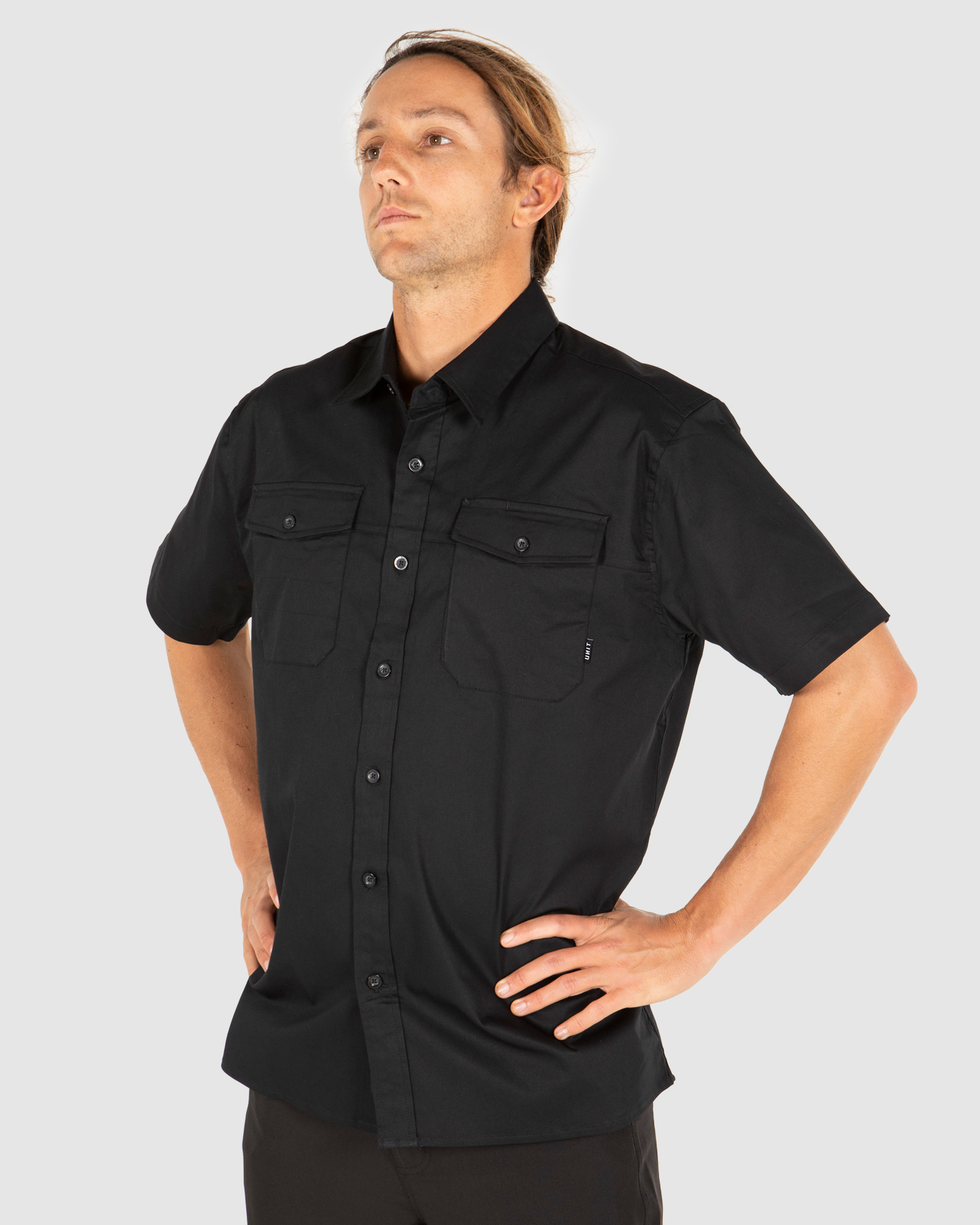 UNIT Mens Short Sleeve Task Work Drill Shirt