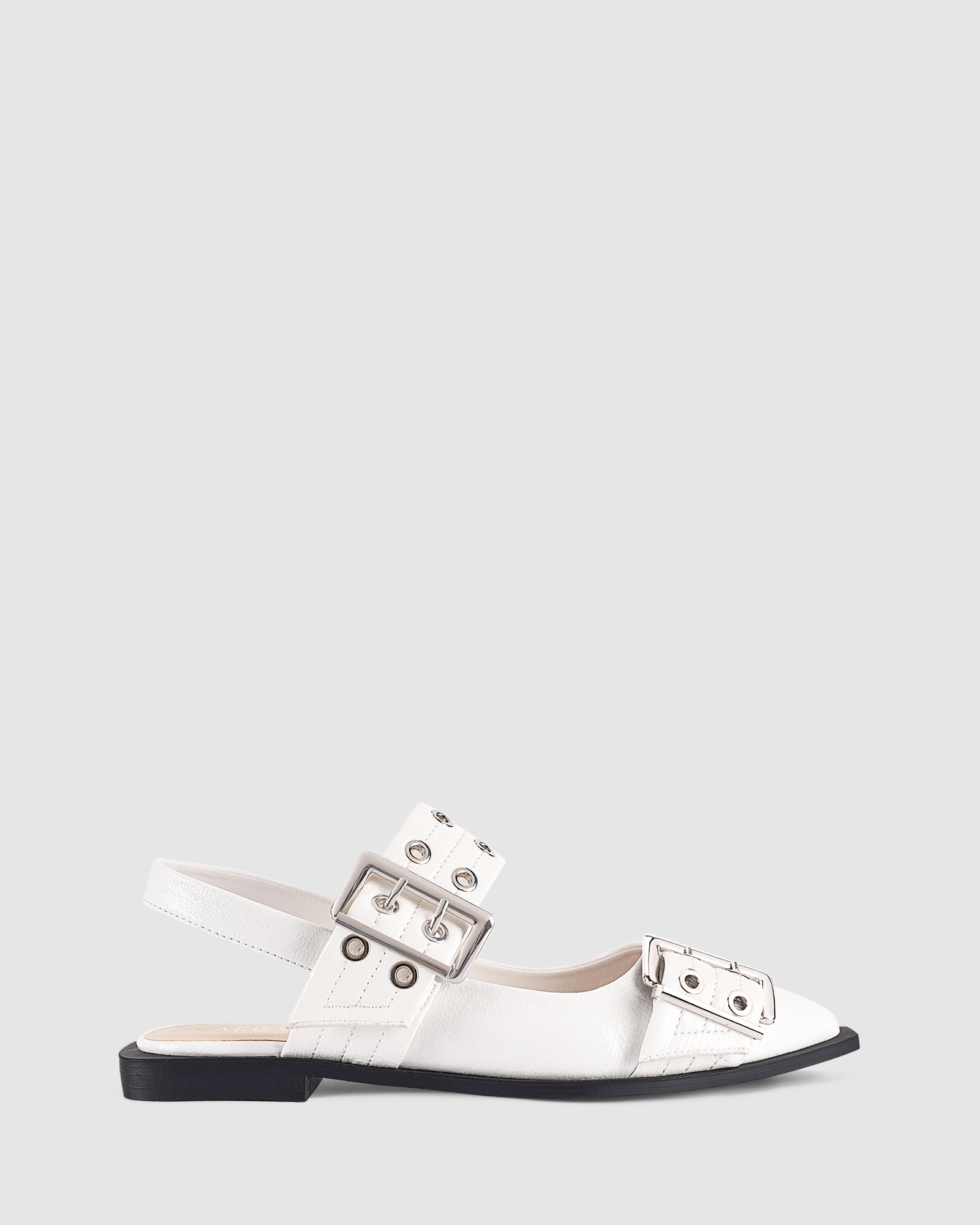 Clea Slingback Buckle Flats