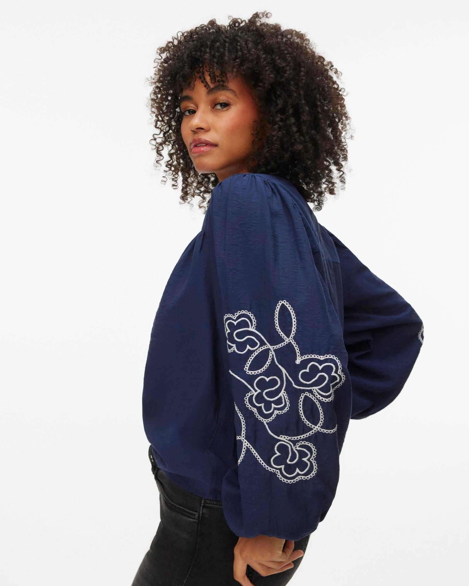Anya Embroidered Top