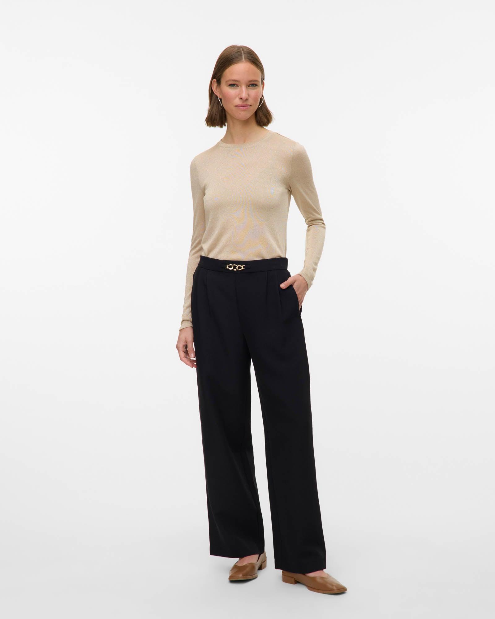 Hadassa Mid-Waist Tailored Pants