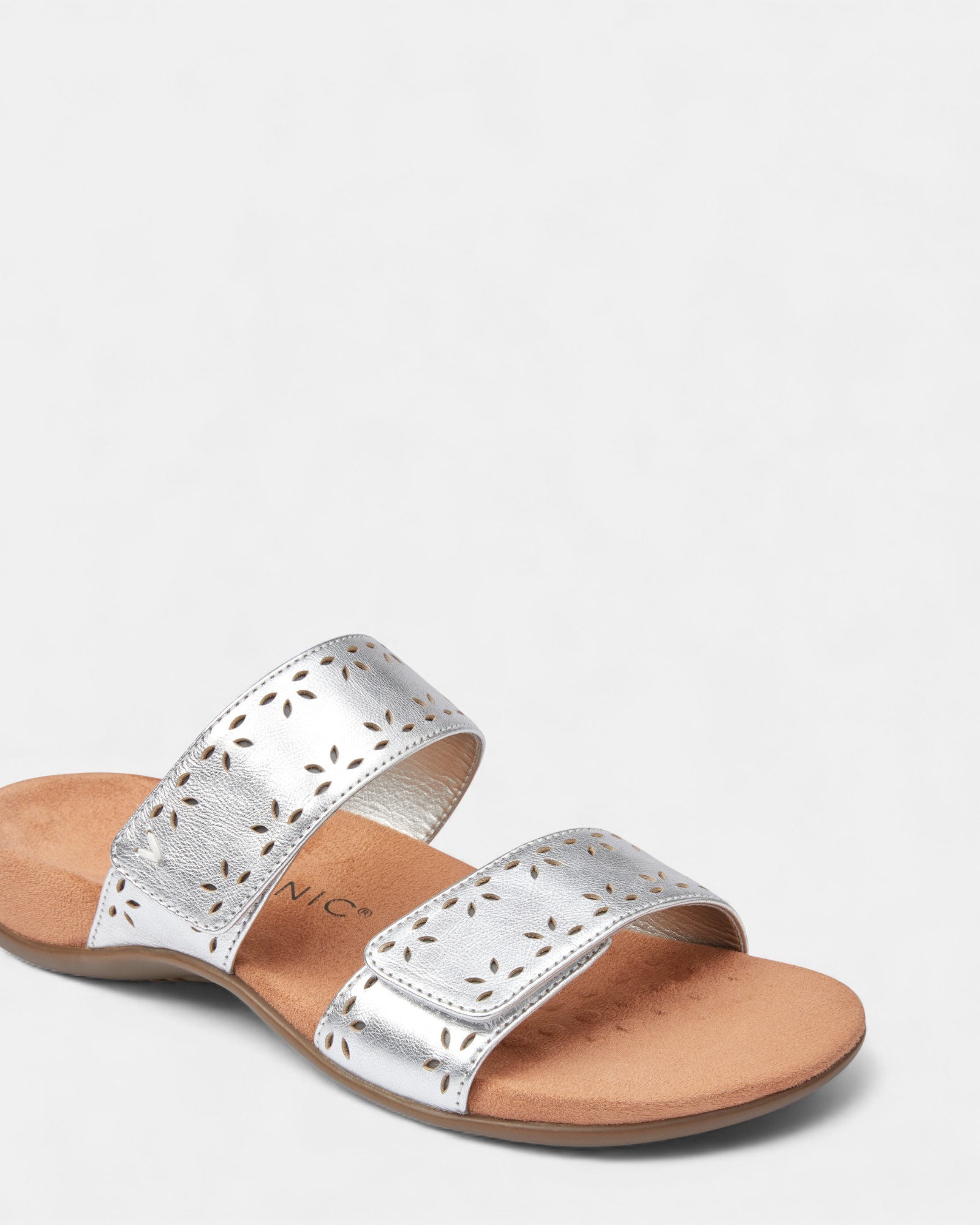 Randi Slide Sandal - Silver