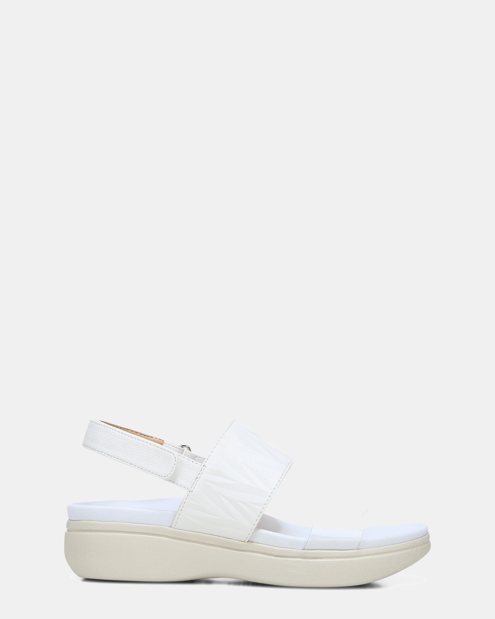 Karleen Platform Sandal - White