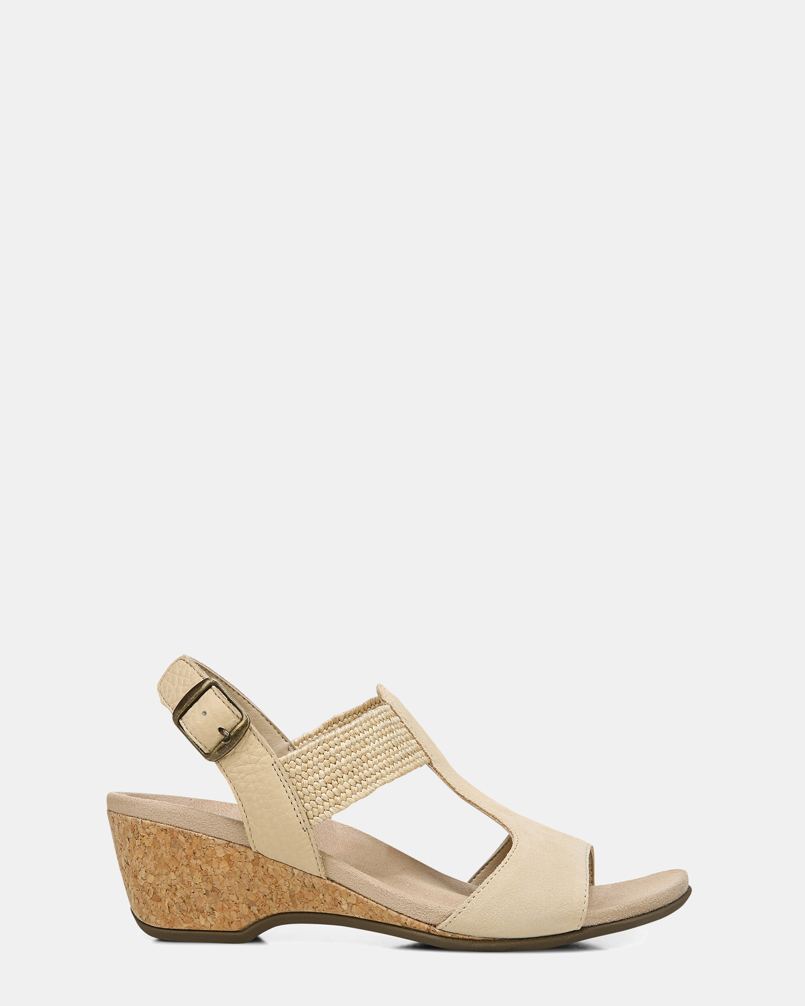 Kaytie Wedge Sandal - Semolina