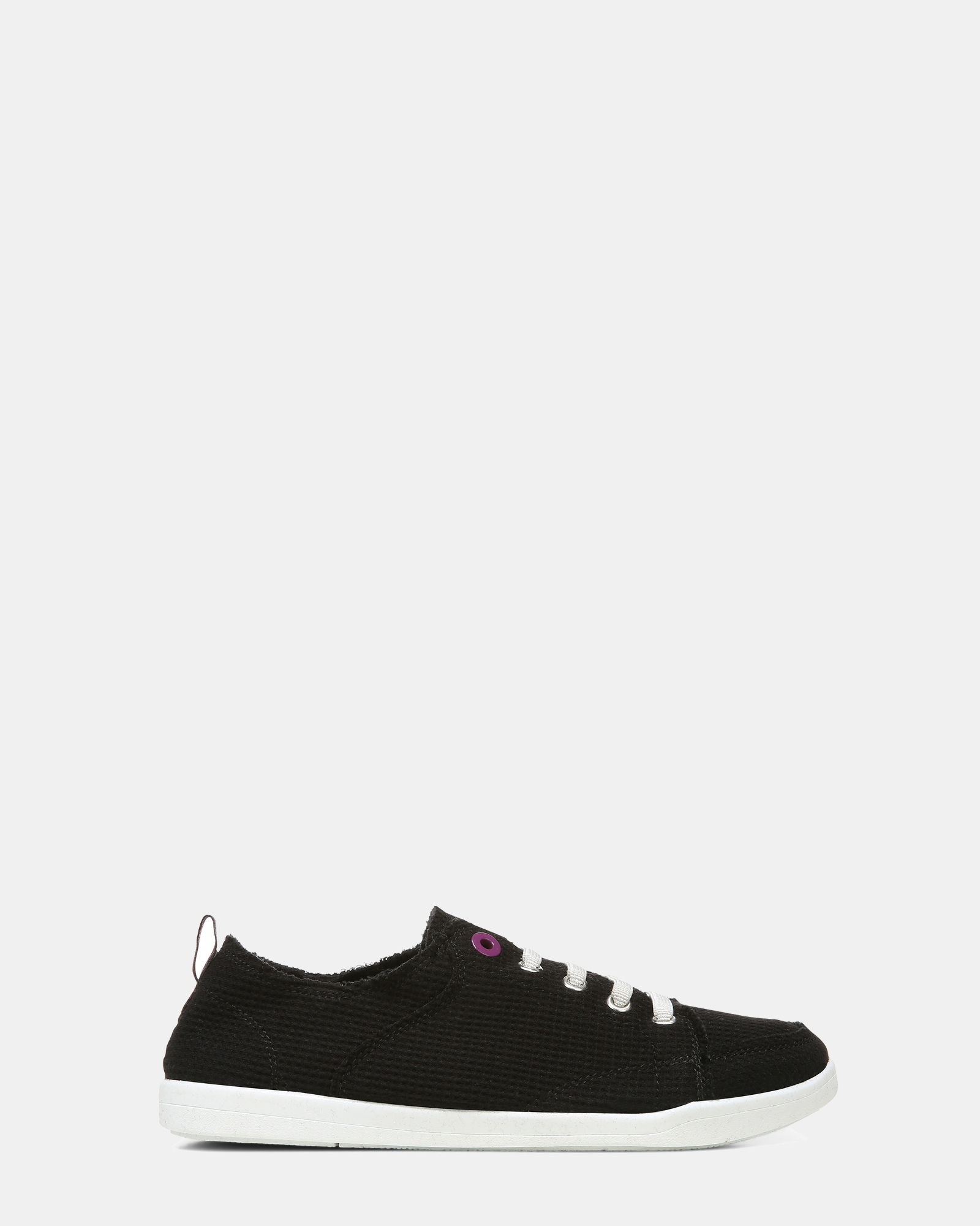 Pismo Casual Sneaker - Black Waffle Knit