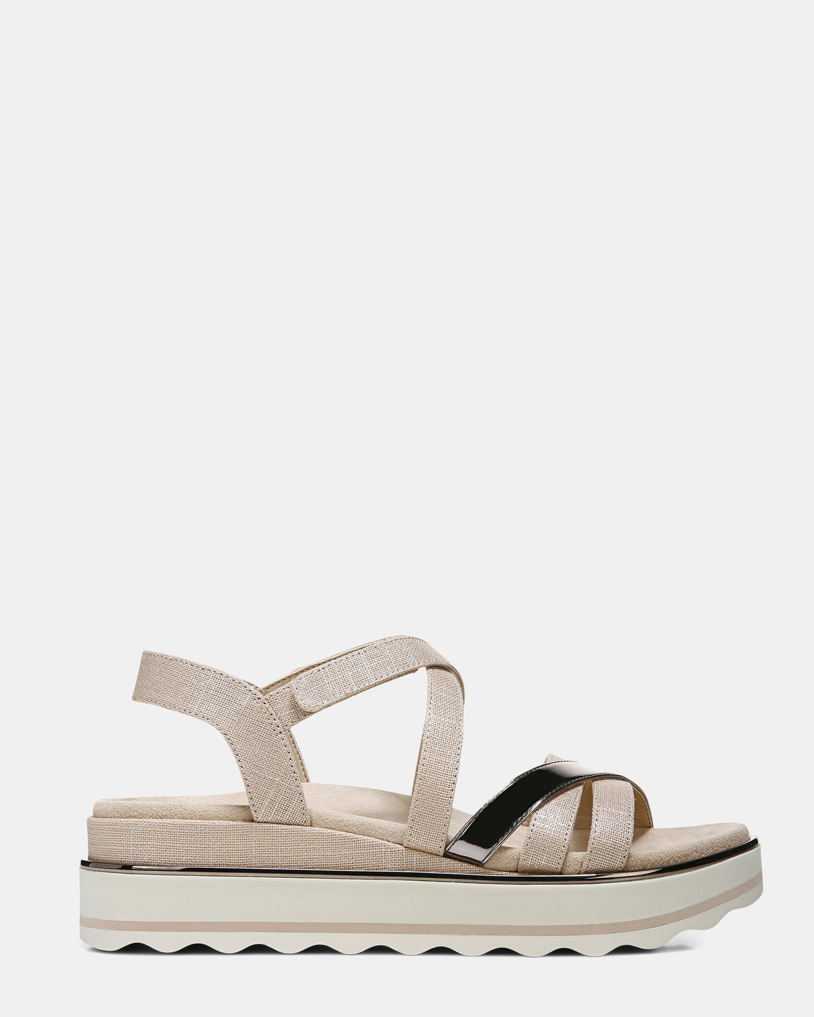 Kellyn Flatform Sandal - Moonlight Linen