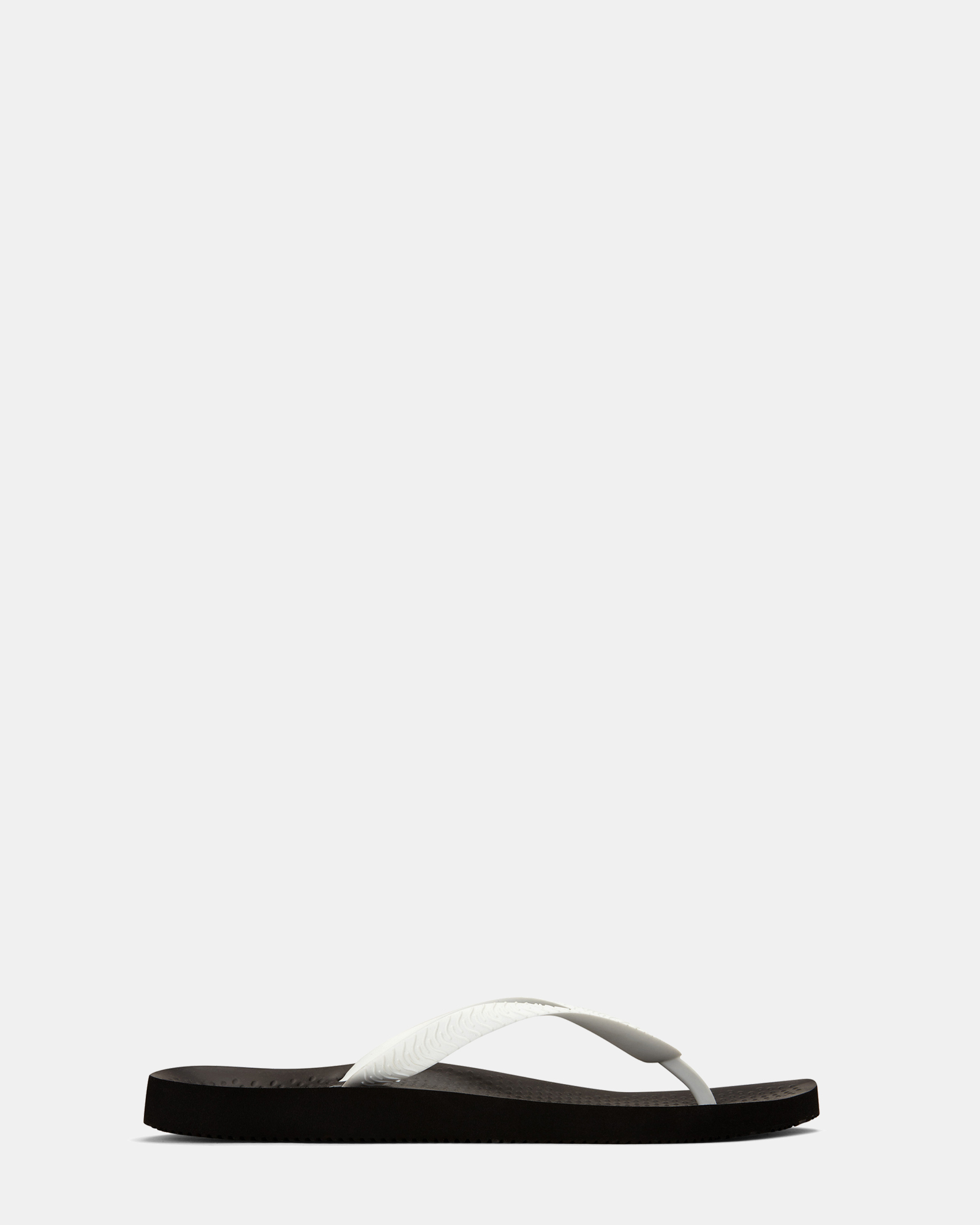 Beach Manly Toe Post Sandal - Black/White