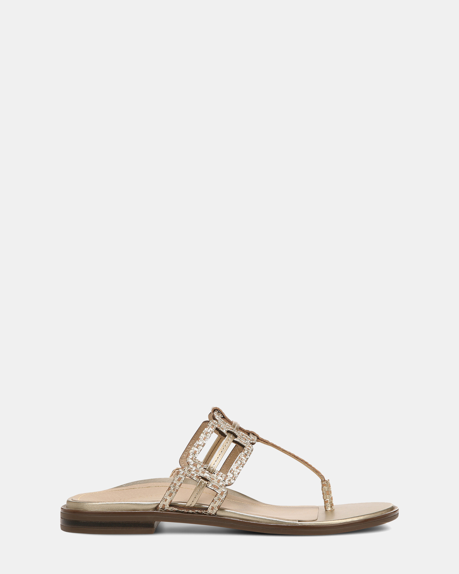 Alvana Toe Post Sandal - Gold