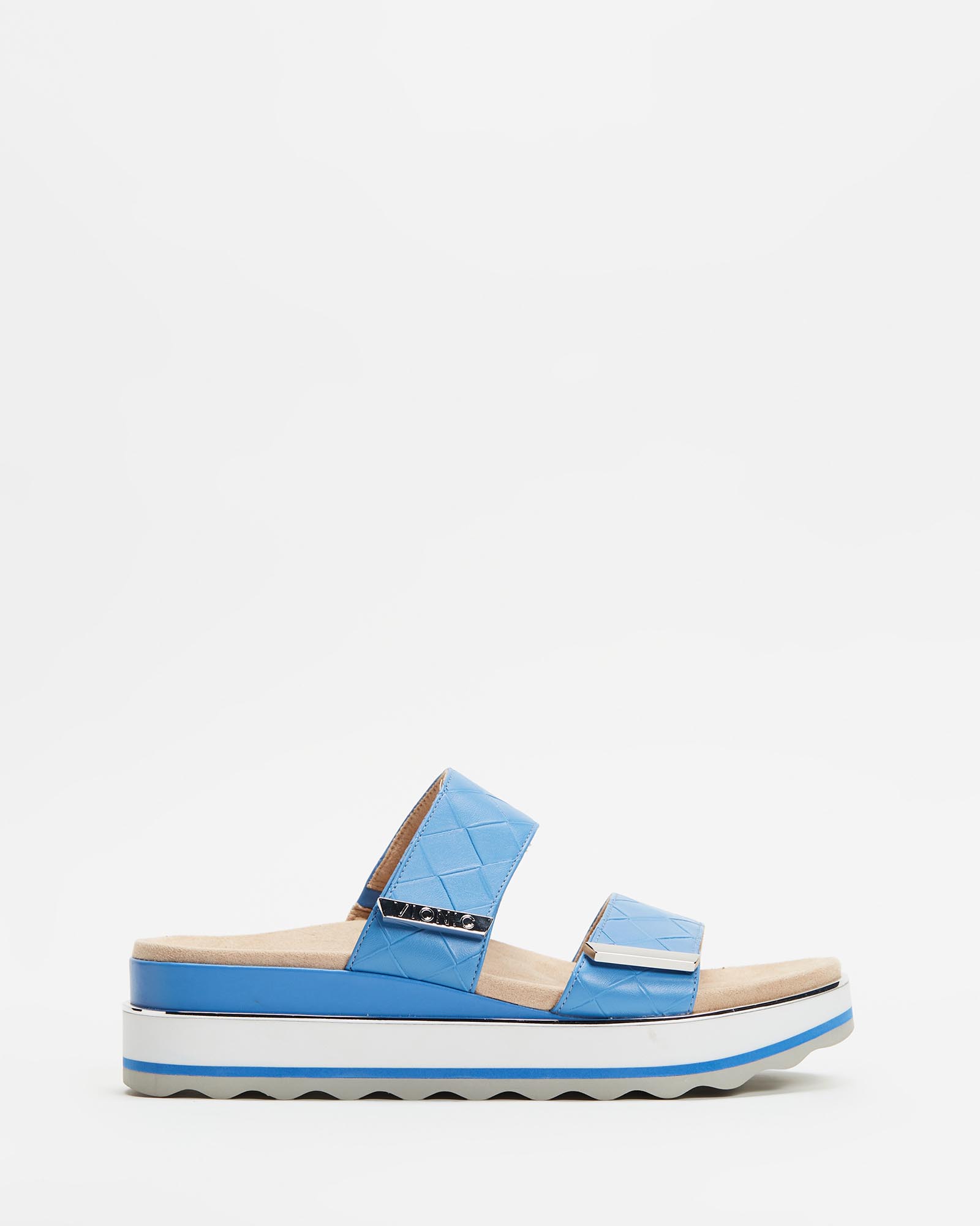 Brandie Flatform Slide - Azure