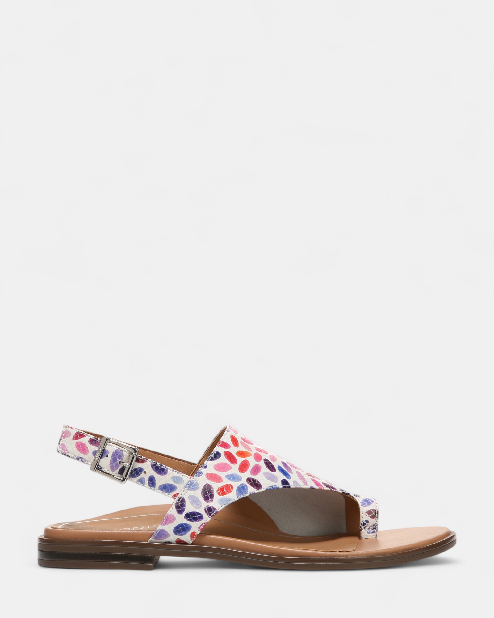 Ella Sandal - White Multi Confetti