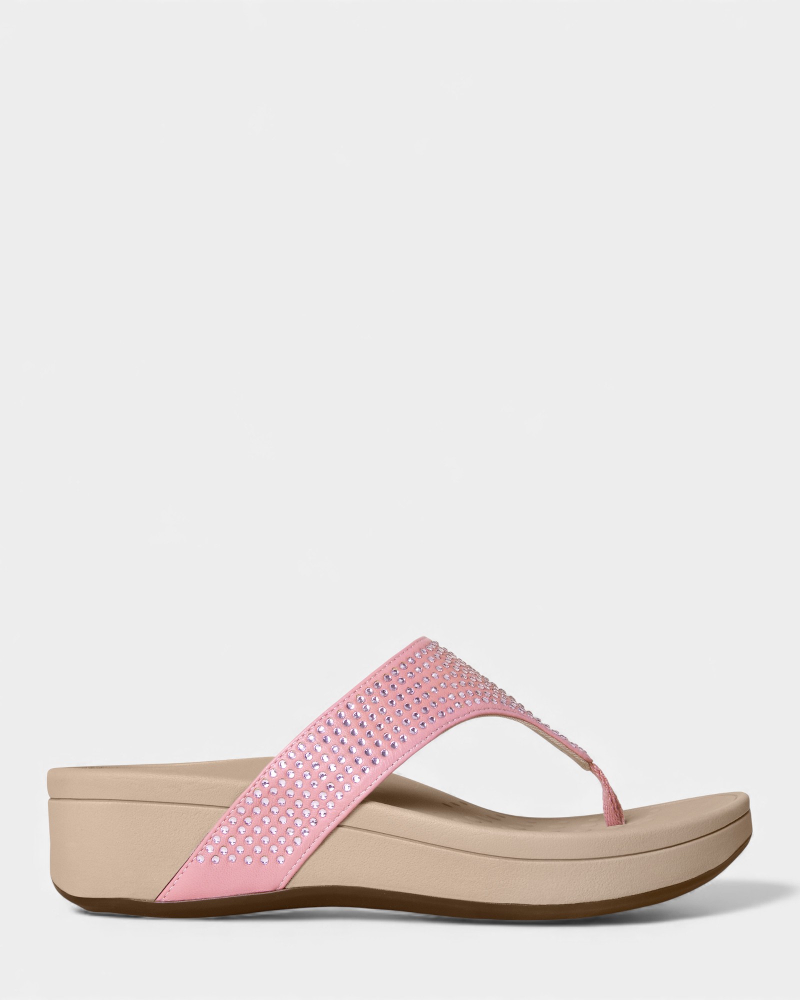 Naples Platform Sandal - Blush
