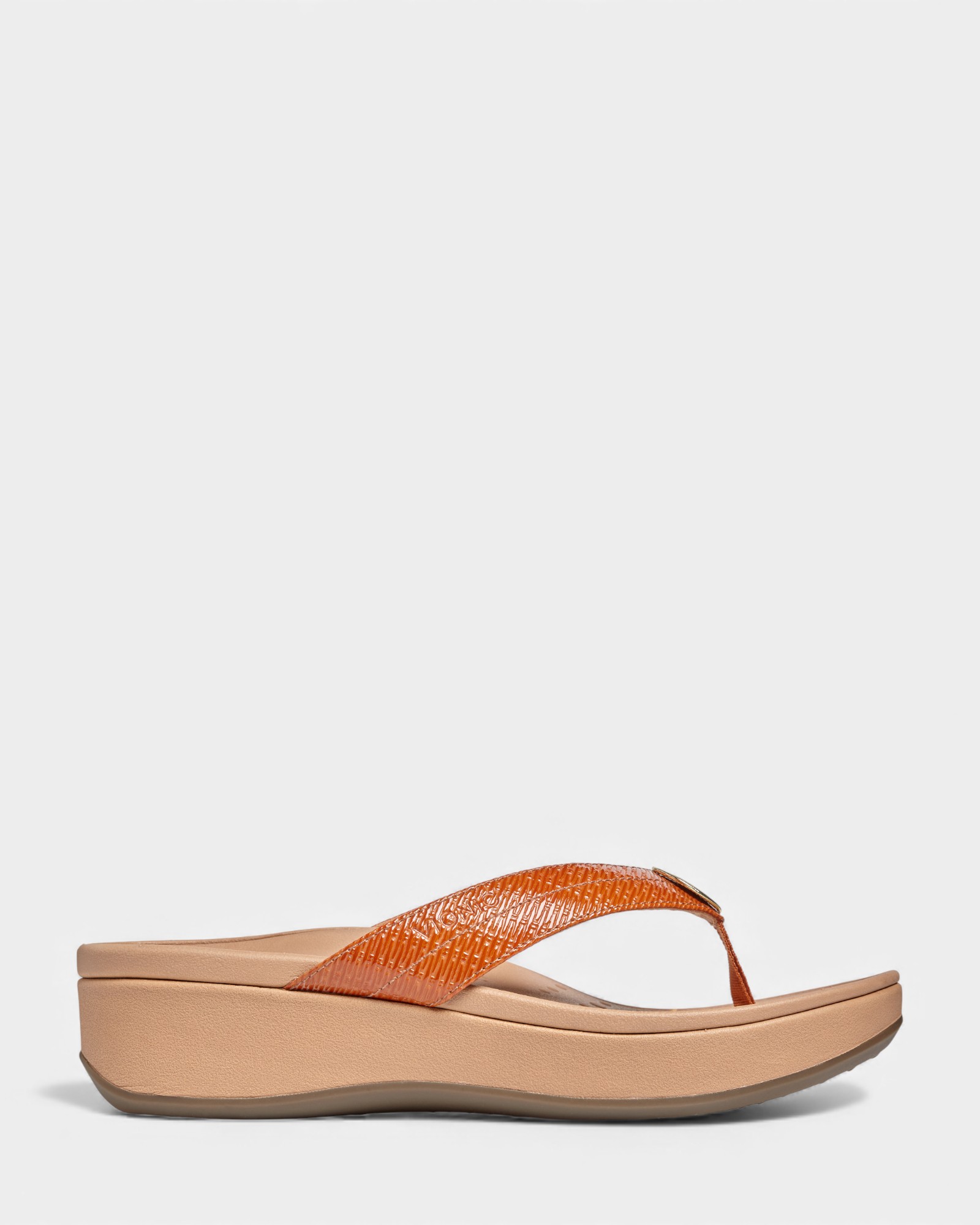 Pilar Platform Sandal - Brown