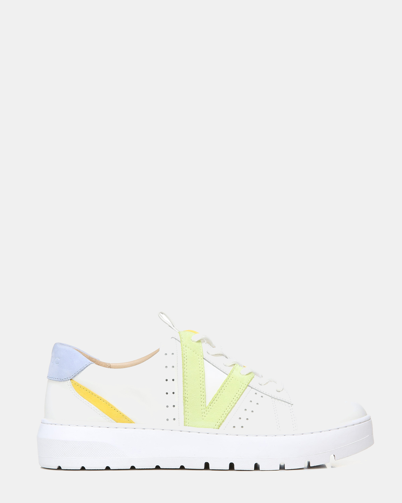 Simasa Sneaker - White Pale Lime