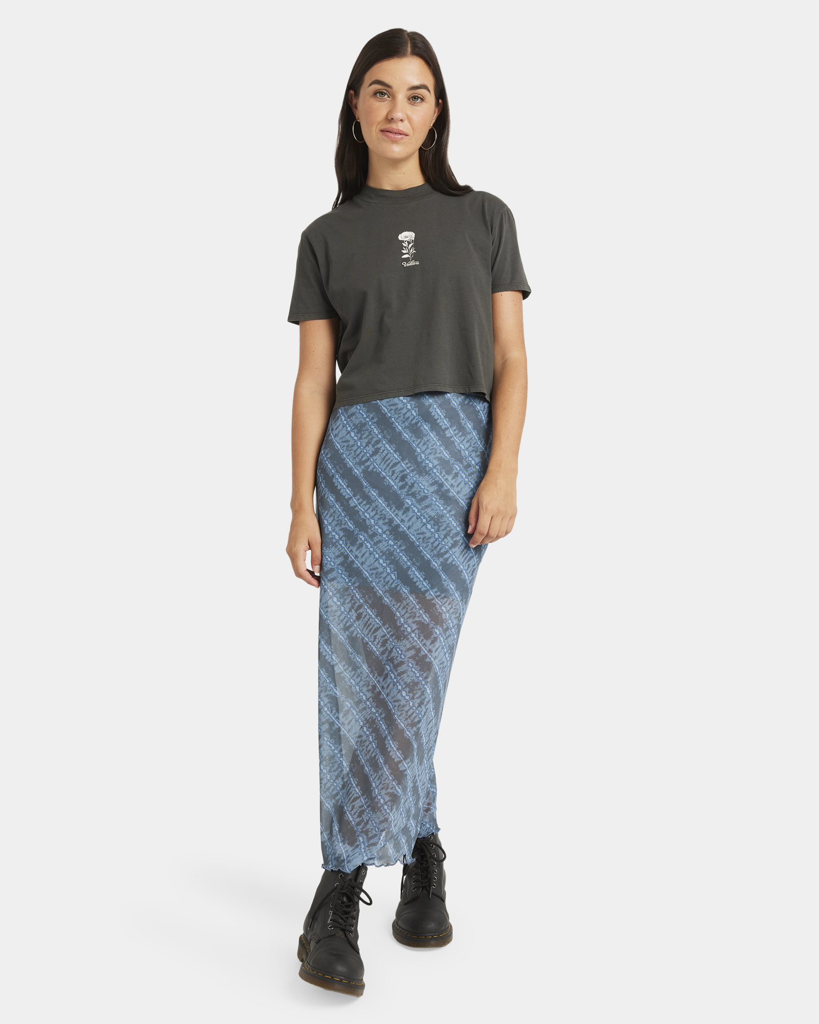 Womens Wicked Lightning Maxi Skirt