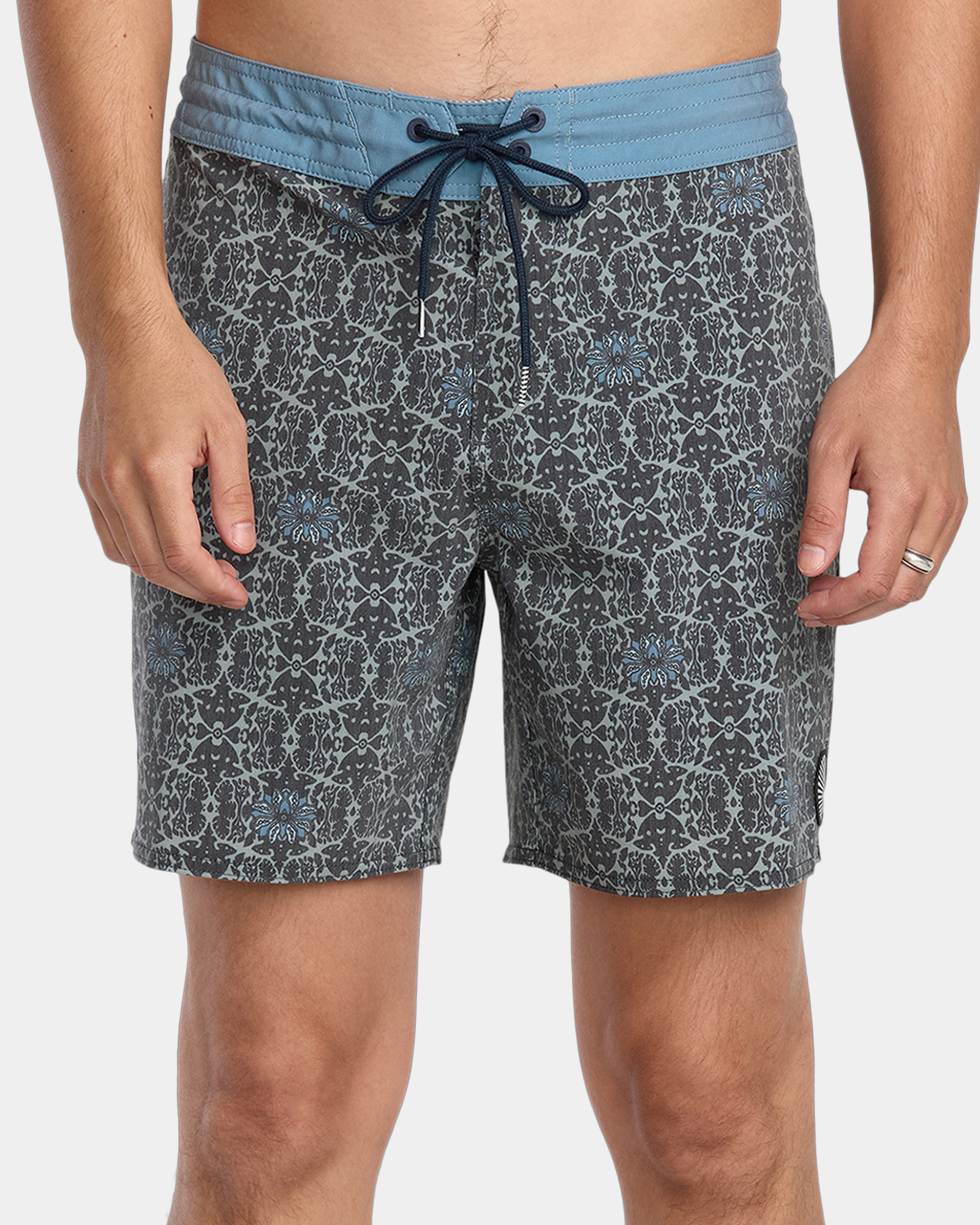 Mens Psych Cotton Stretch Stoney 17" Boardshorts