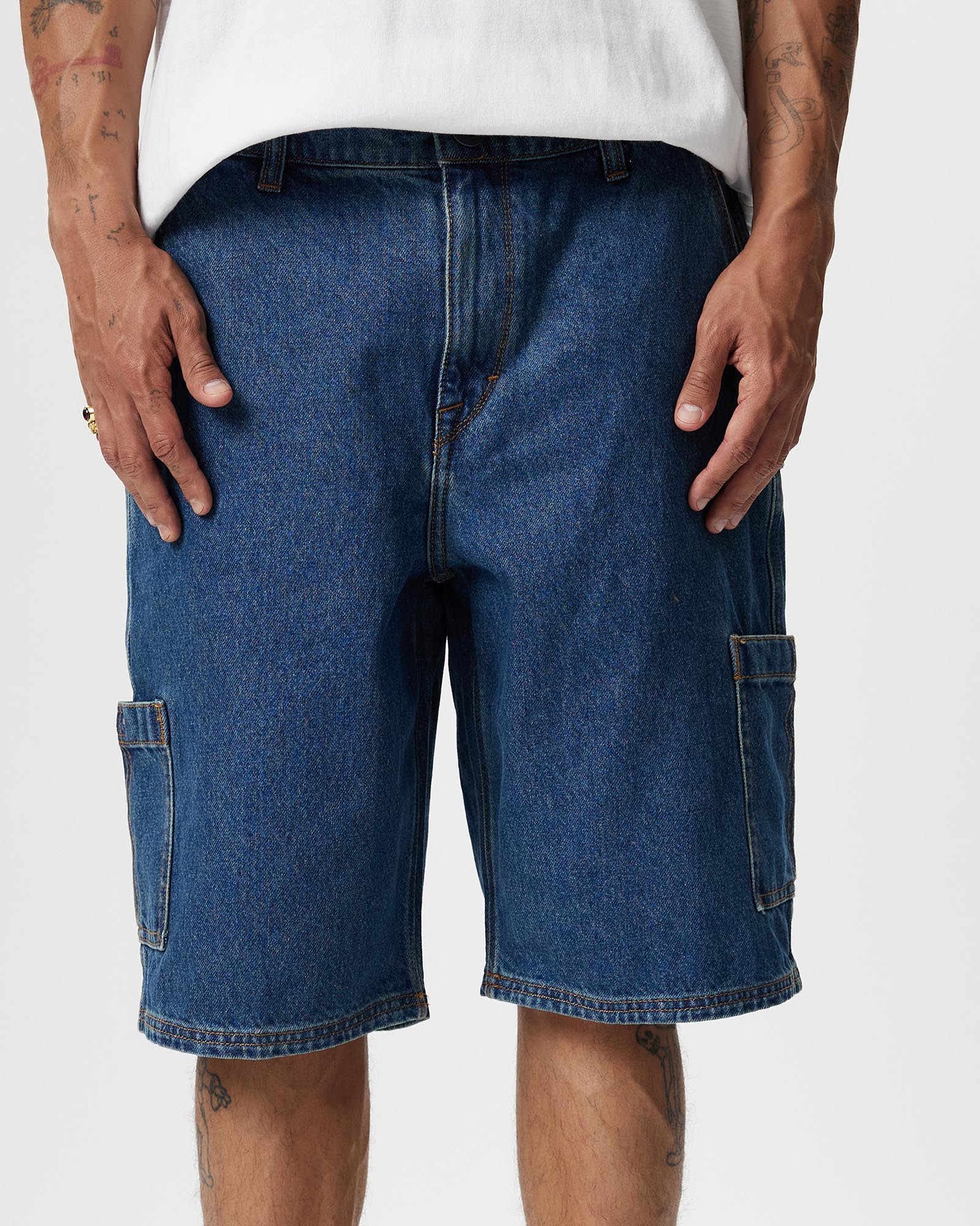 Mens 1991 Utility Denim Shorts