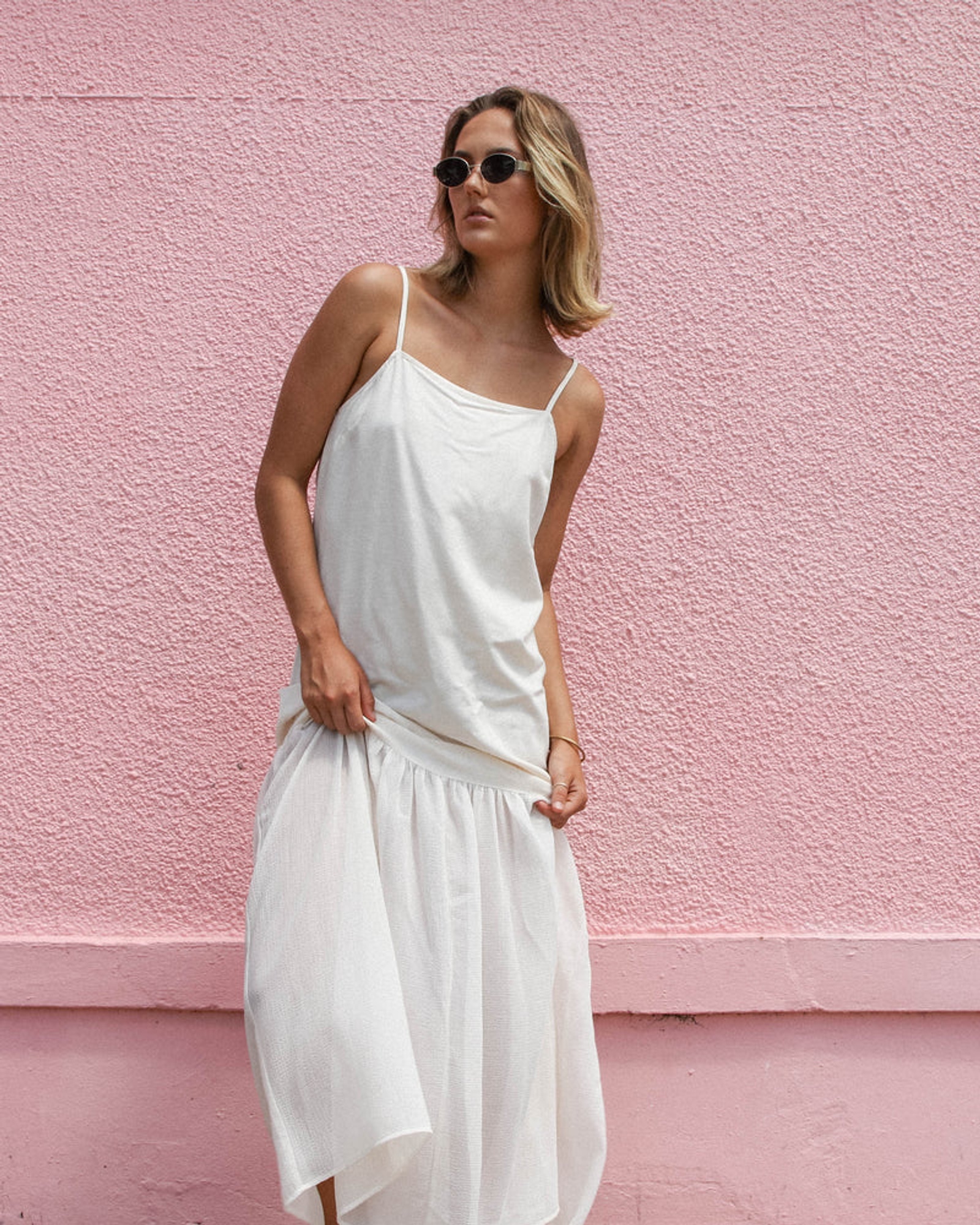 Womens Small Talk Maxi Dress