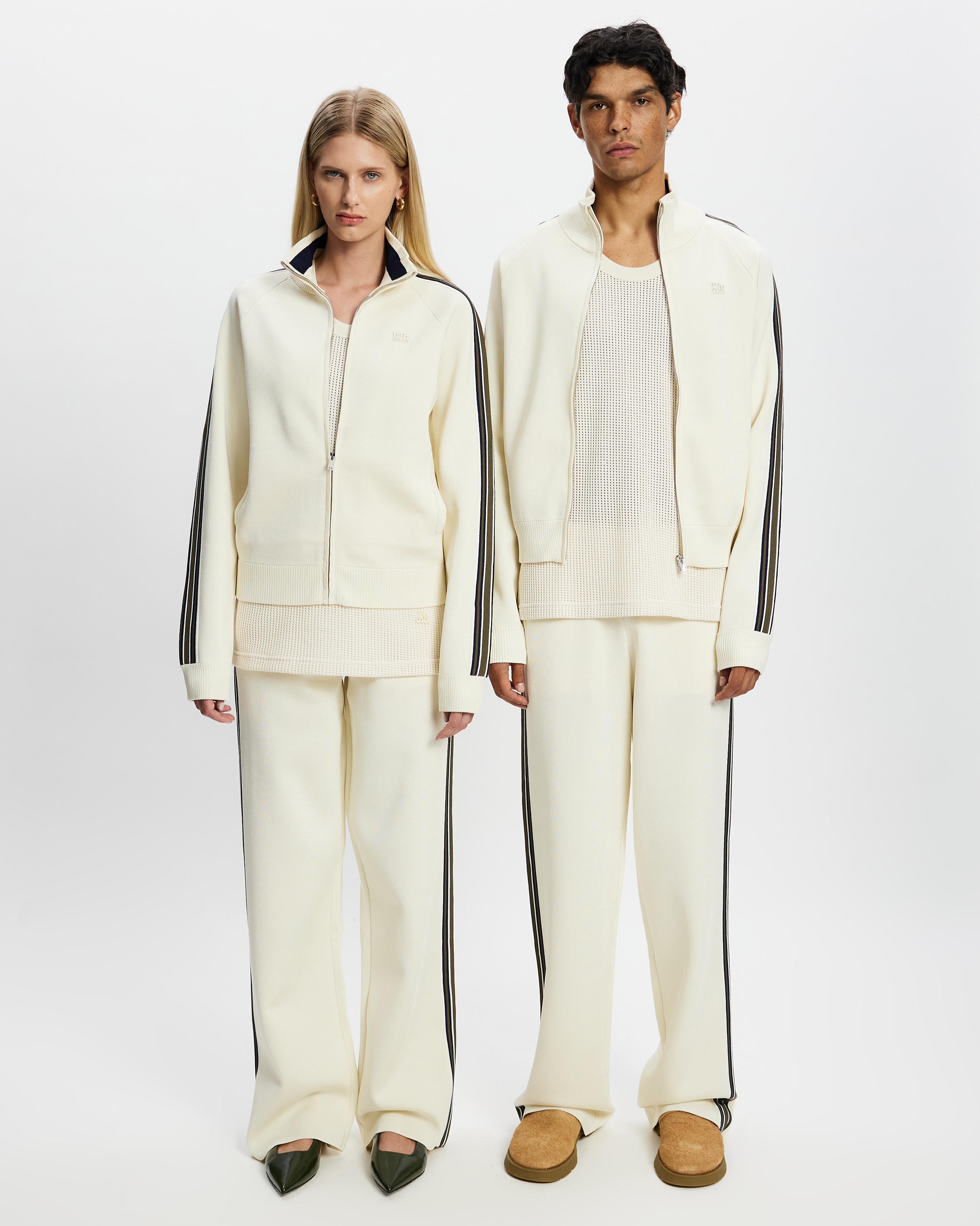 Bright Rayon Yarn Tide Track Top