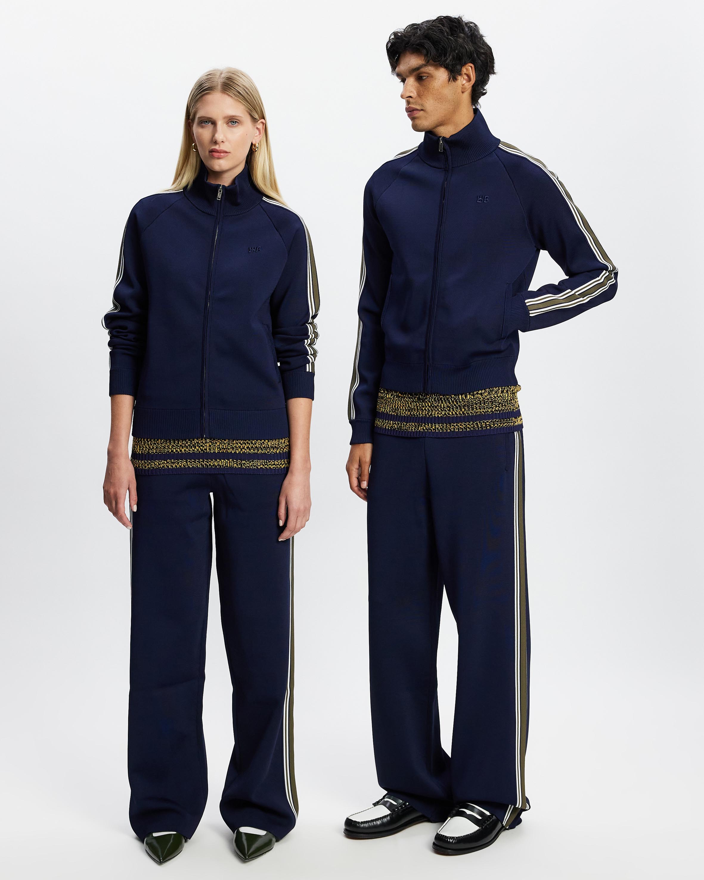 Bright Rayon Yarn Tide Track Top