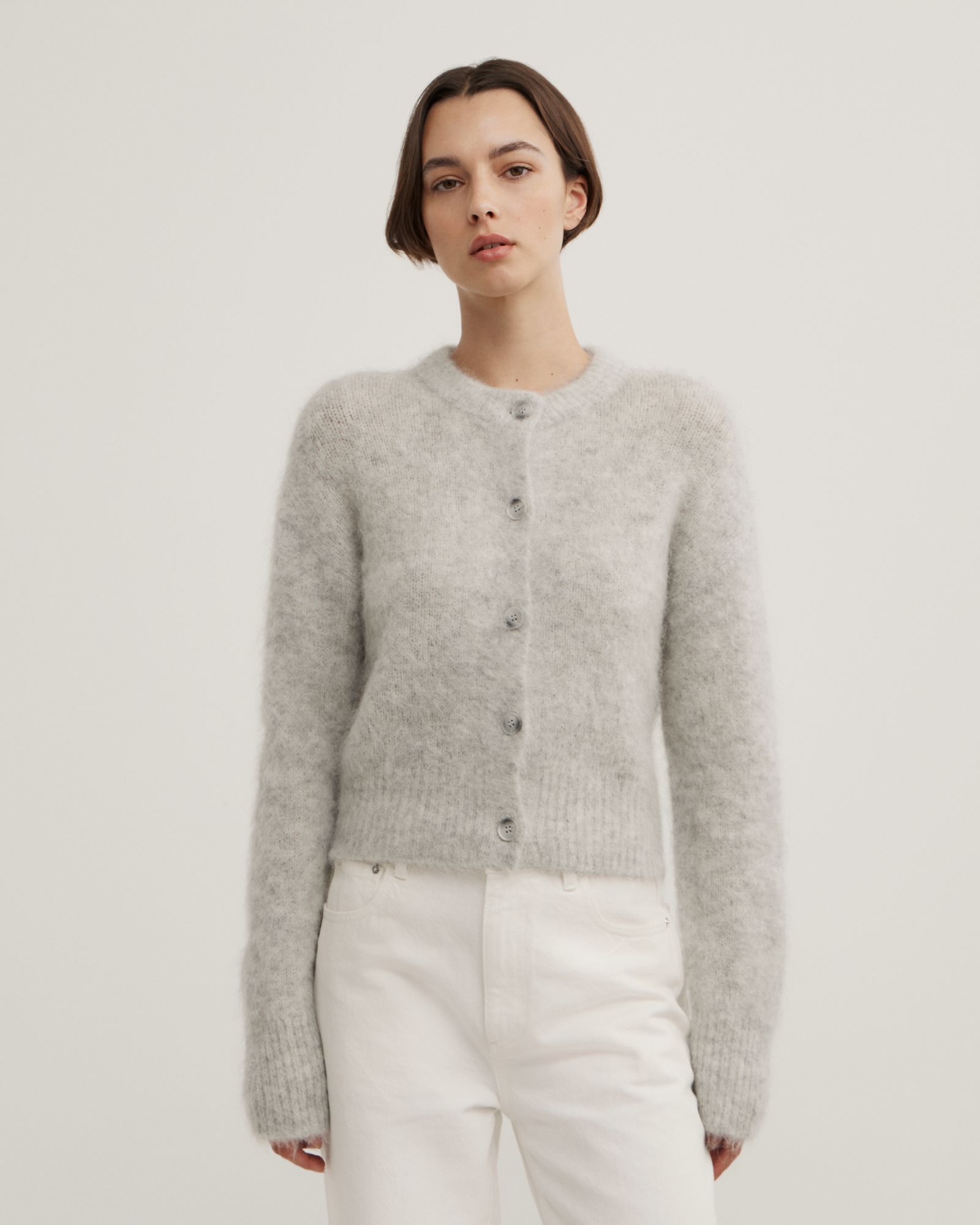 Fluffy Crew Cardigan