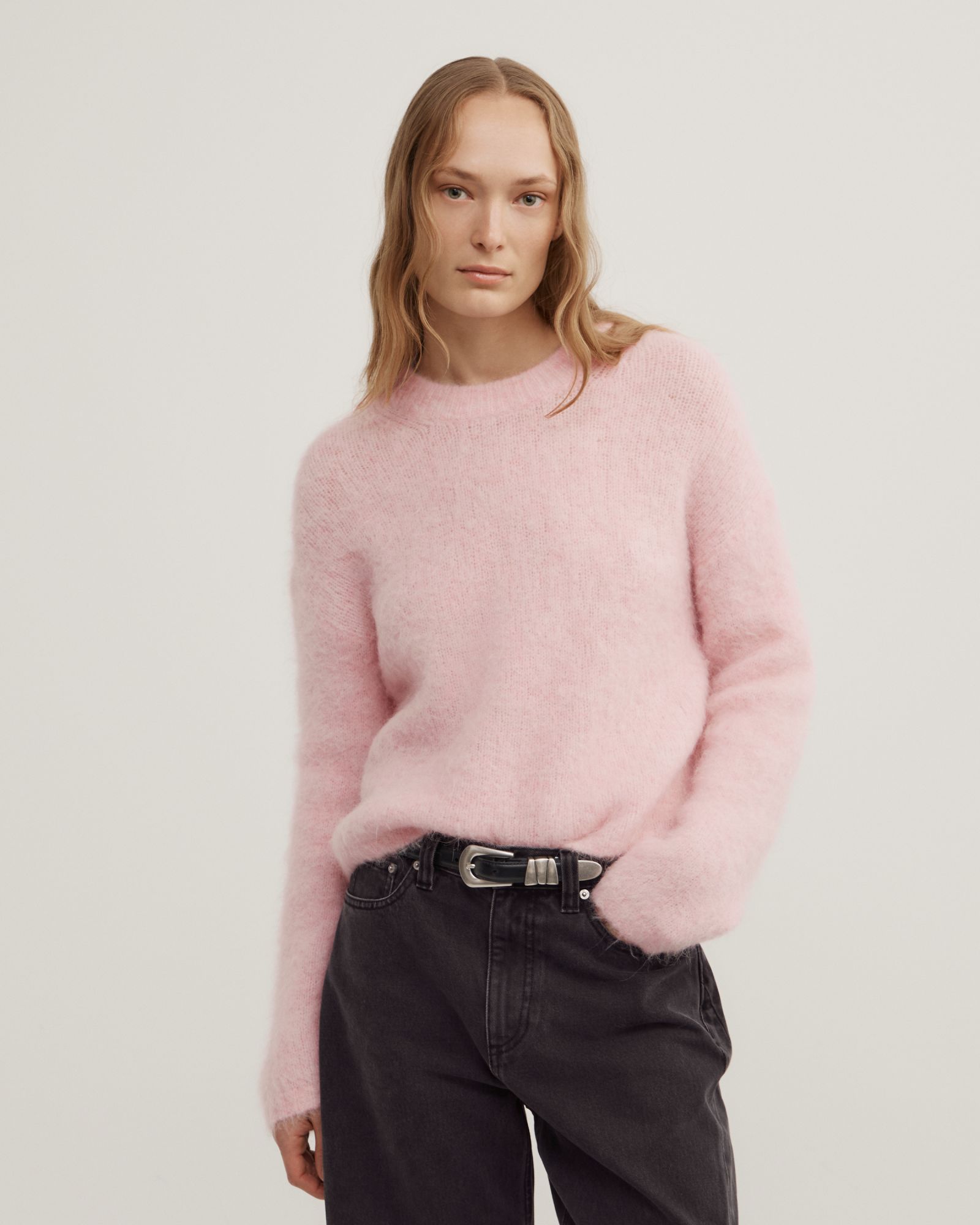 Fluffy Crew Knit
