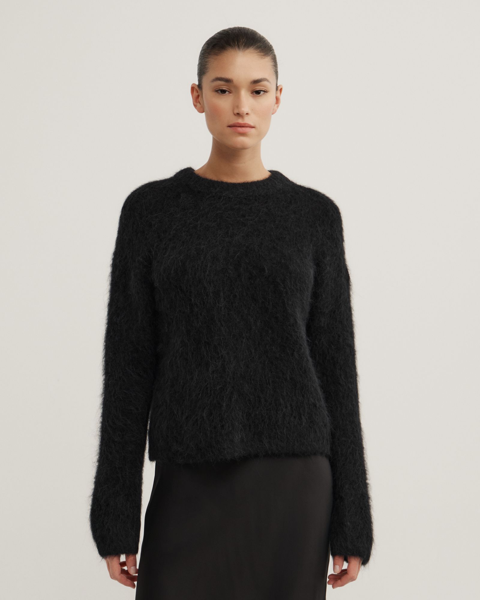 Fluffy Crew Knit