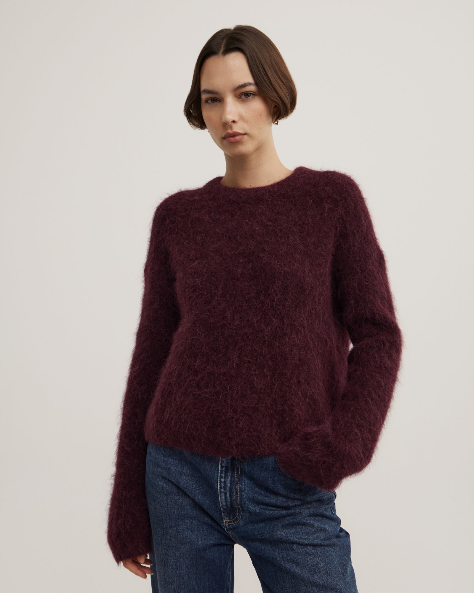 Fluffy Crew Knit