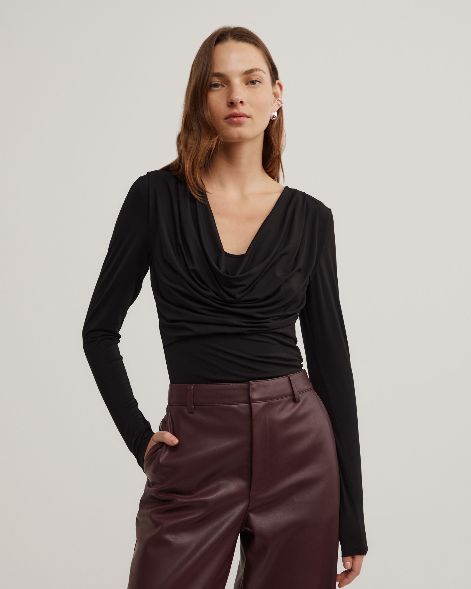 Cowl Neck Top