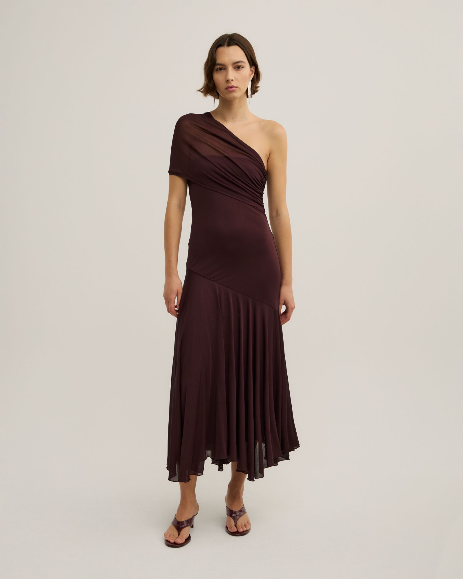 Wrapped Shoulder Dress
