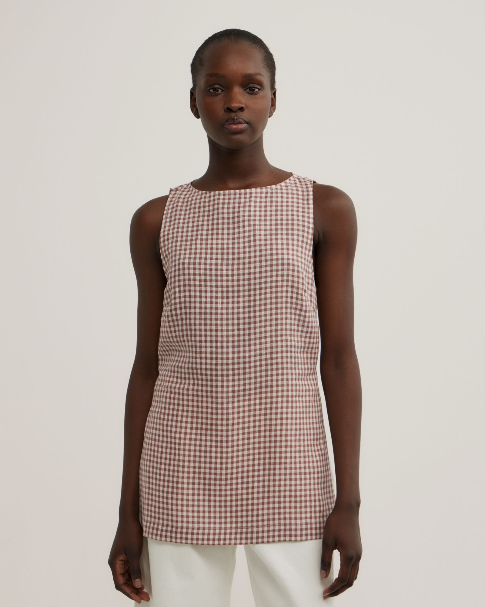 Linen Longline Top