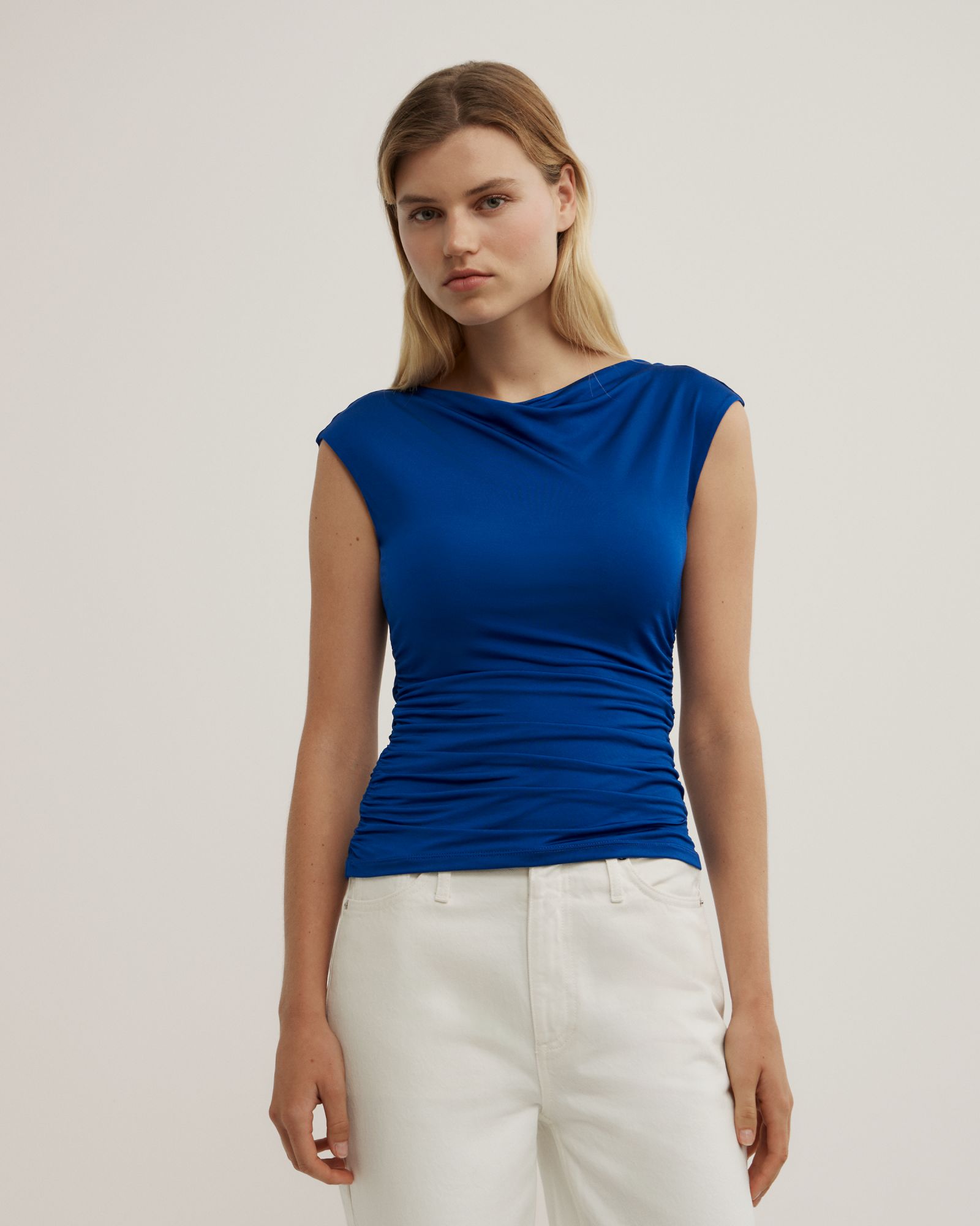 Draped Jersey T-shirt