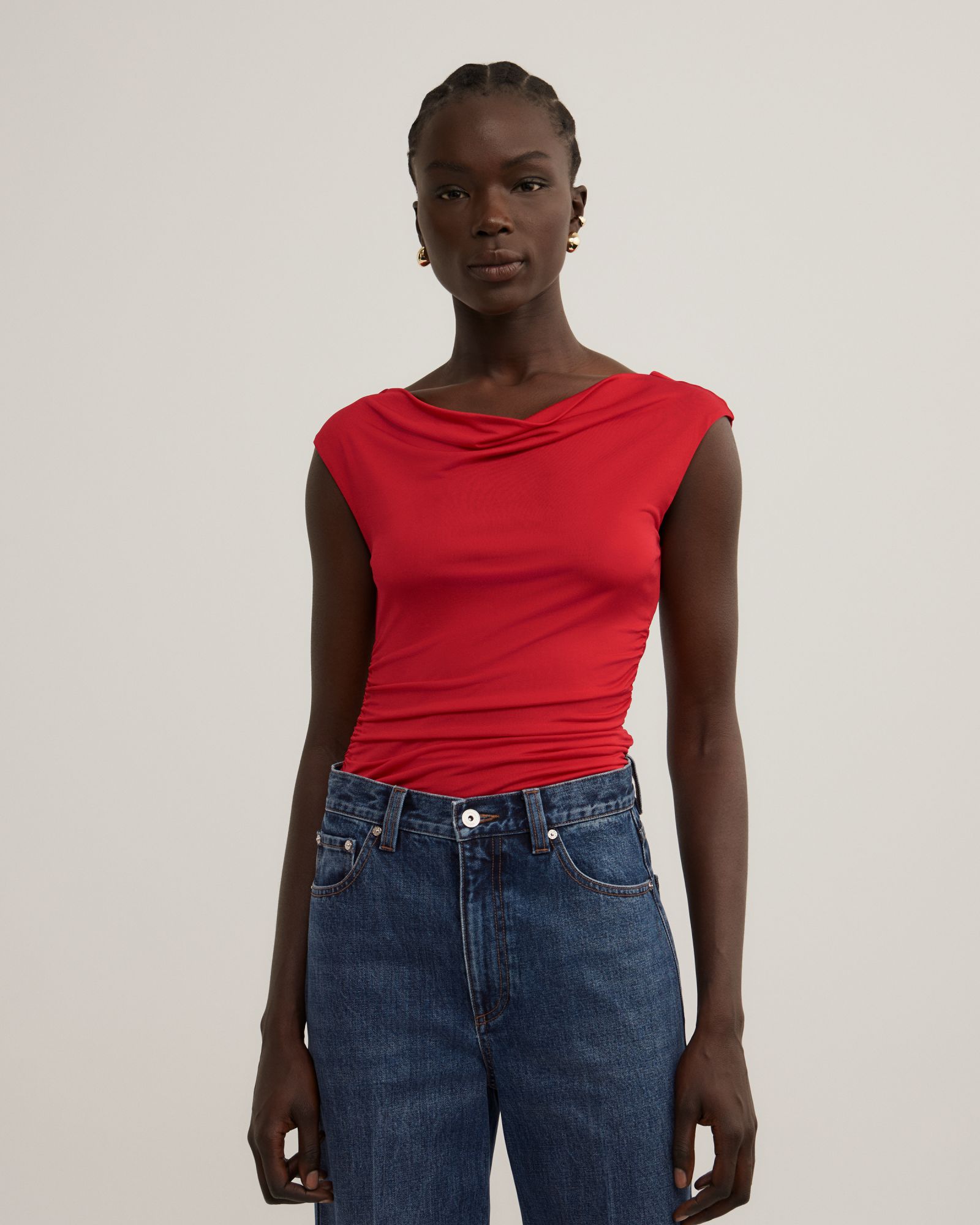 Draped Jersey T-shirt