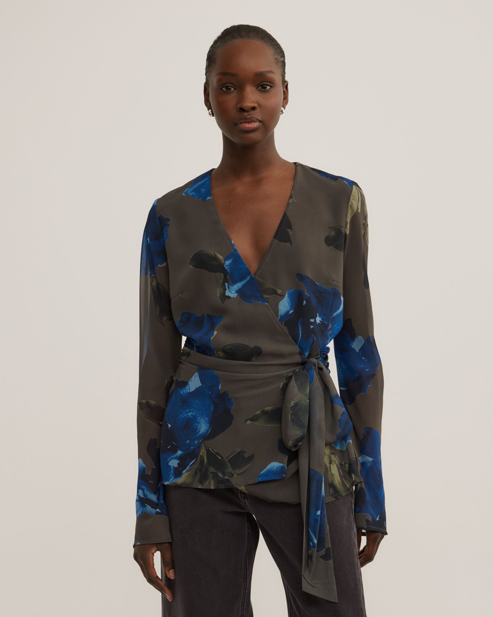 Sheer Wrap Shirt