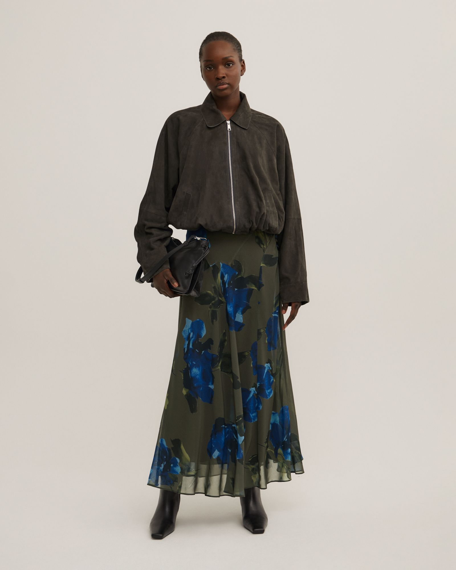 Basque Maxi Skirt
