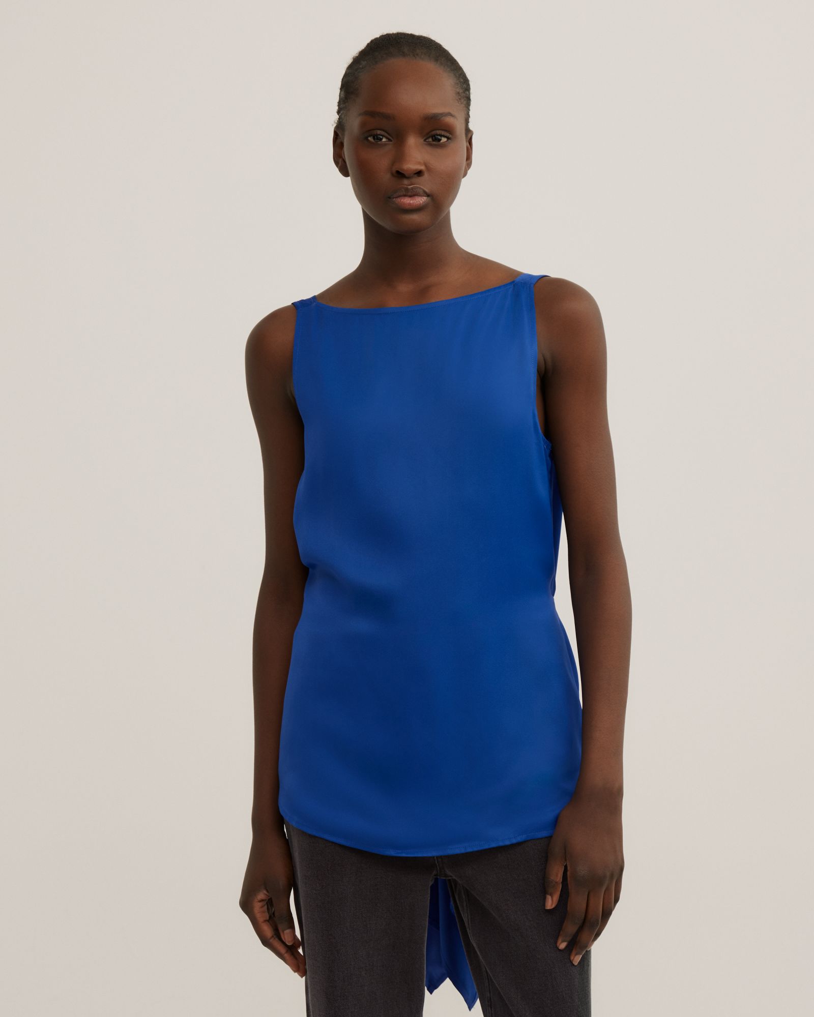 Back Ruffle Tank Top