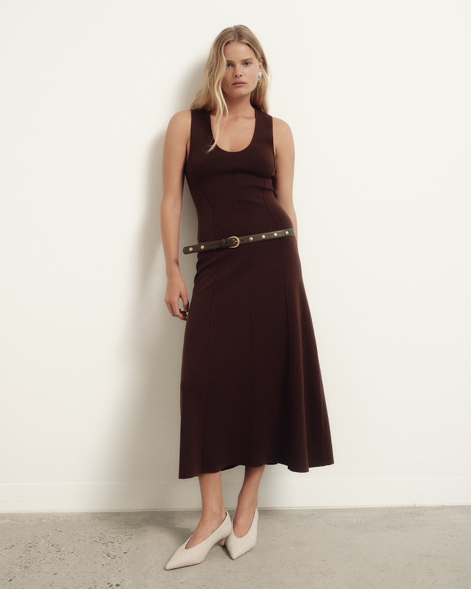 Scoop Knit Dress