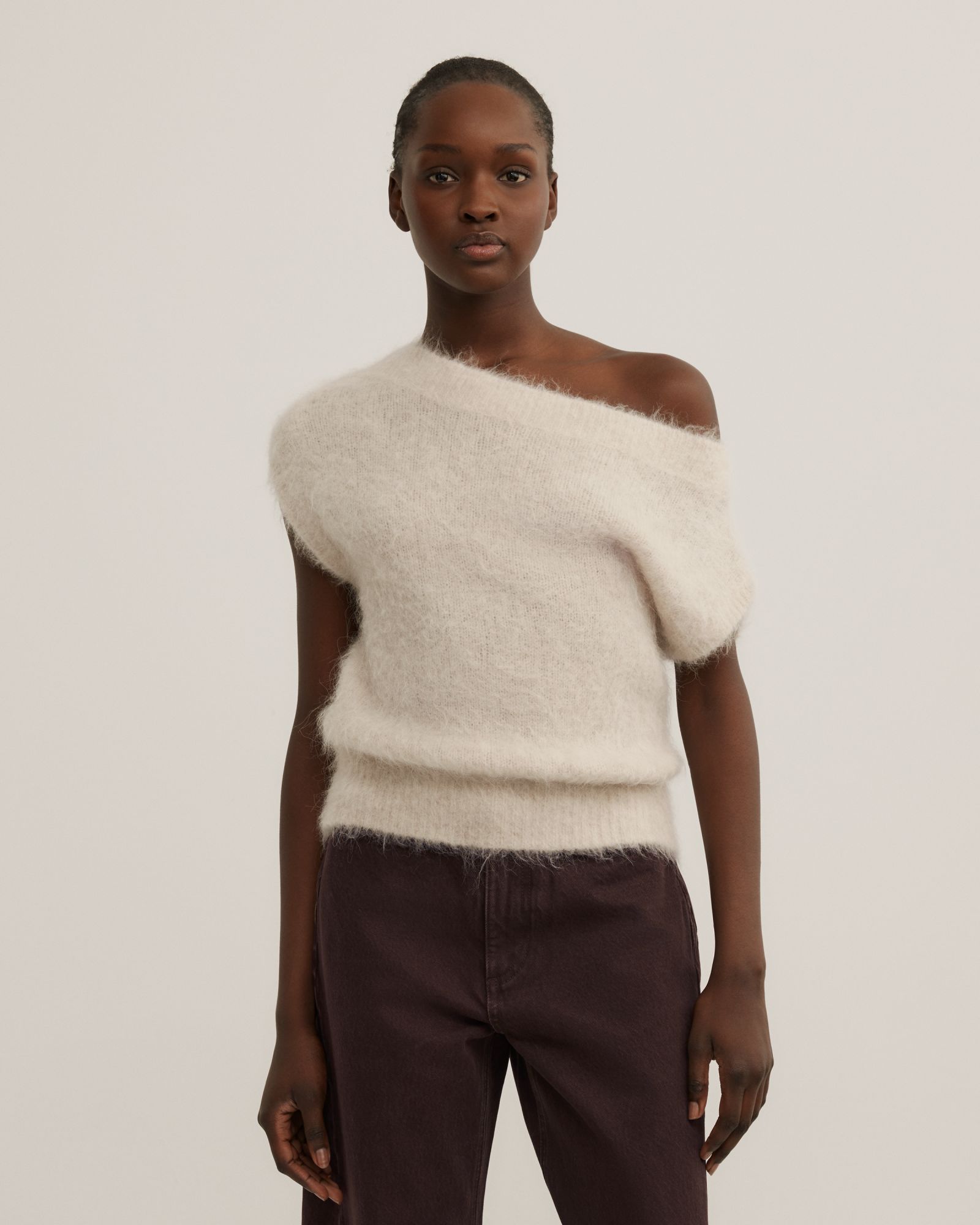 Asymmetric Fluffy Top