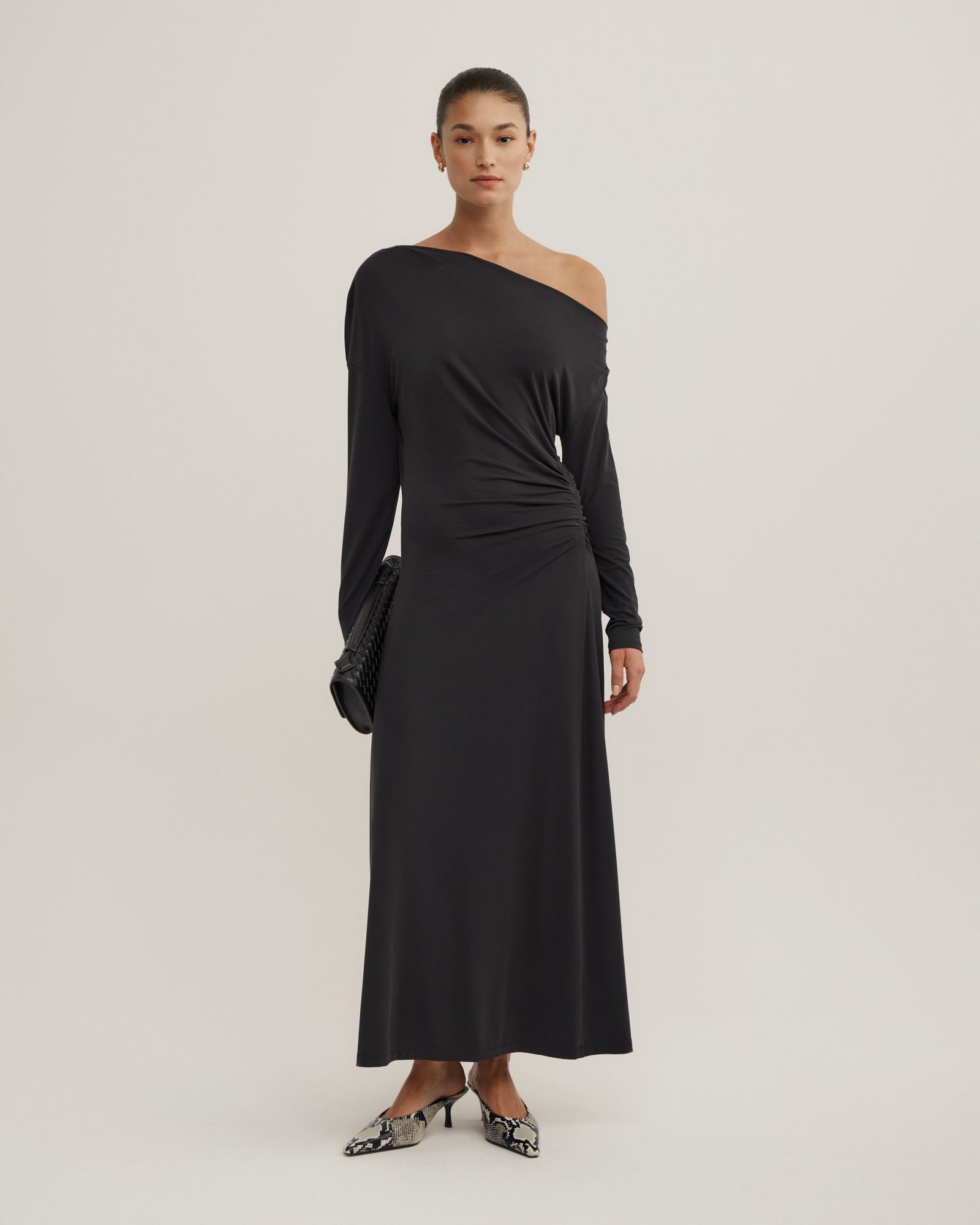 Long Sleeve Off Shoulder Dress