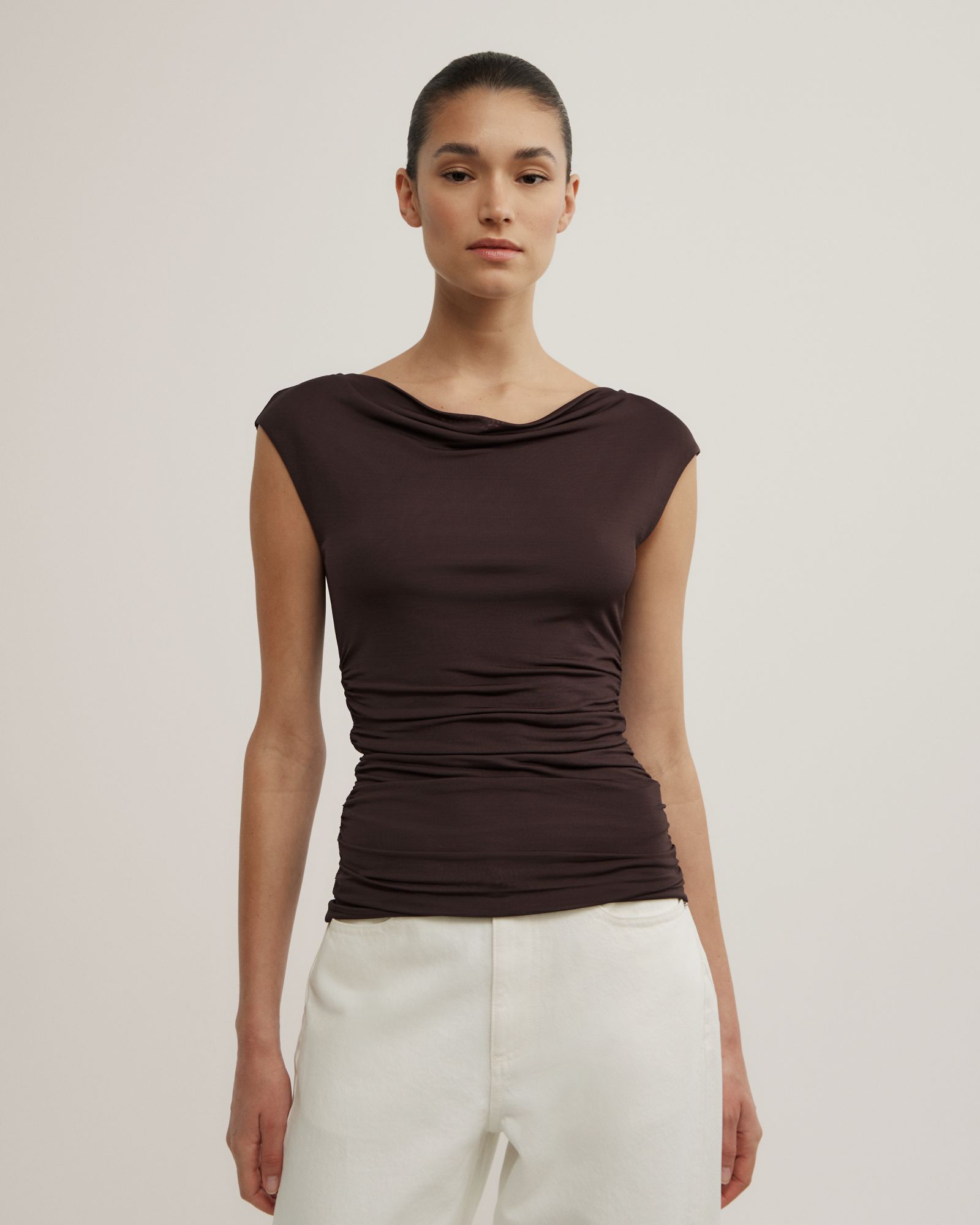 Draped Jersey T-shirt